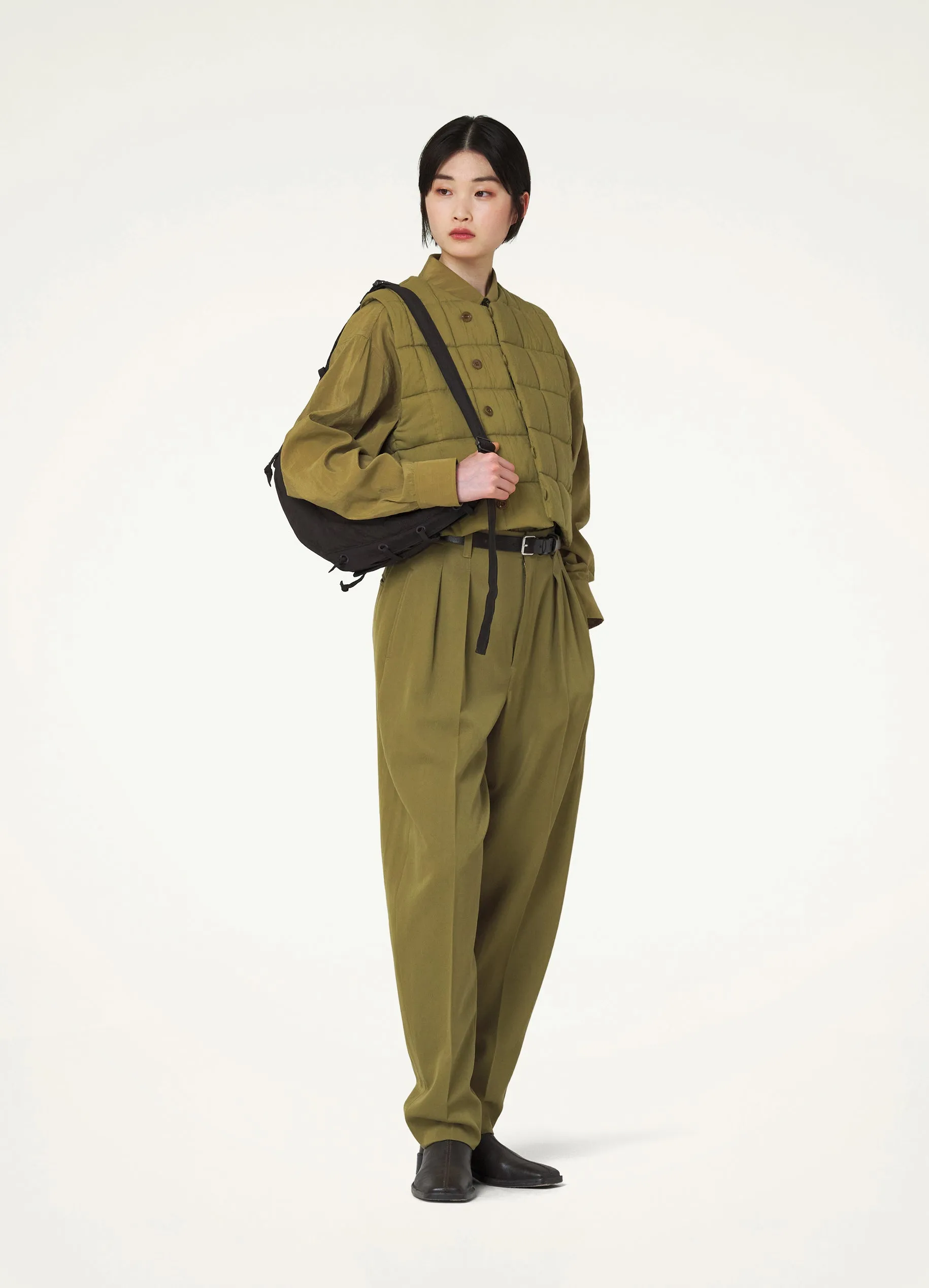 PLEATED TAPERED PANTS sold by Lemaire product image thumbnail 2