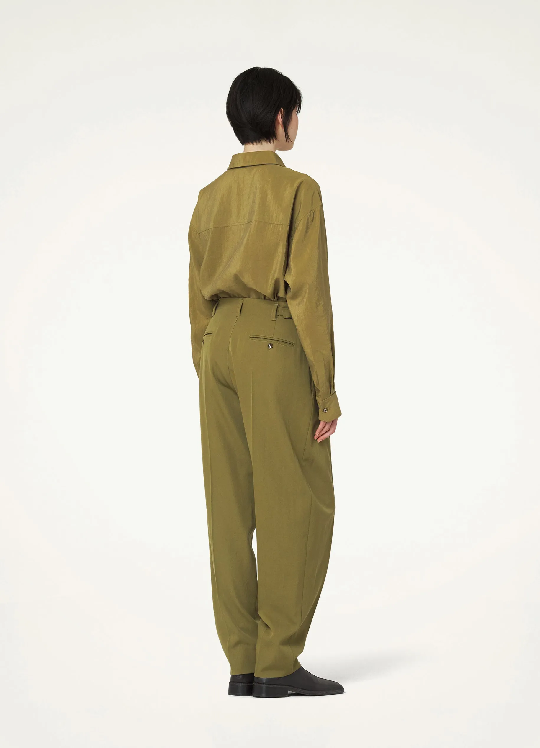 PLEATED TAPERED PANTS sold by Lemaire product image thumbnail 4