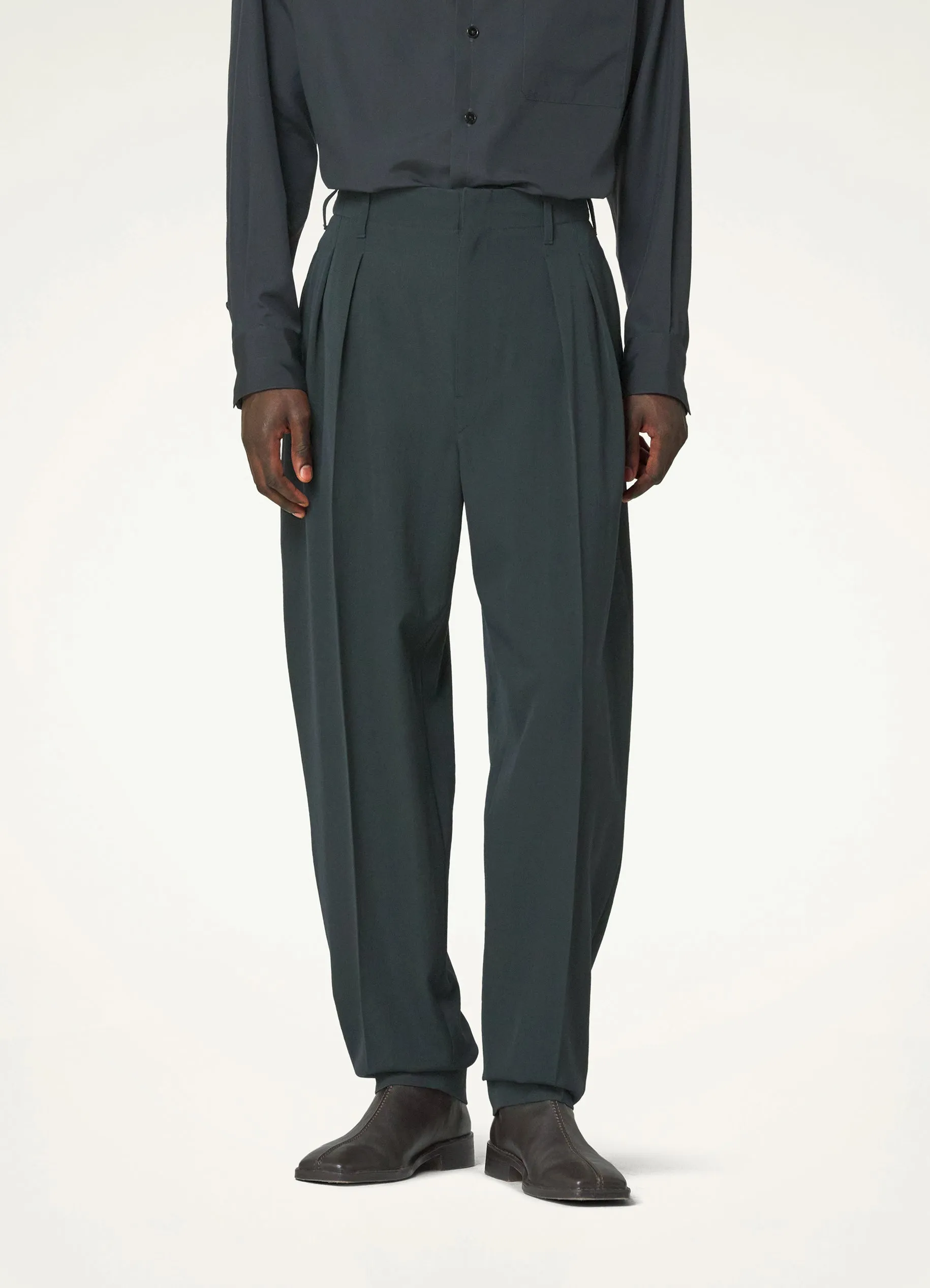 PLEATED TAPERED PANTS sold by Lemaire product image thumbnail 2