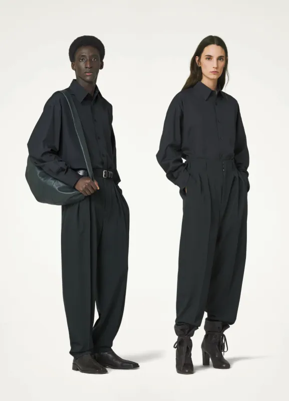 PLEATED TAPERED PANTS sold by Lemaire