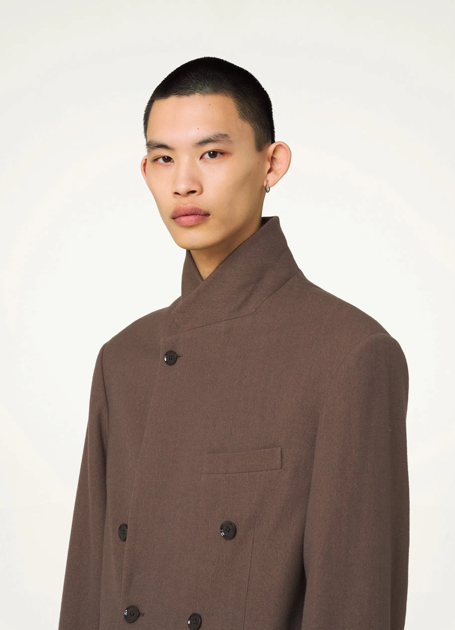BOXY DOUBLE BREASTED JACKET sold by Lemaire product image thumbnail 3