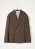 BOXY DOUBLE BREASTED JACKET sold by Lemaire