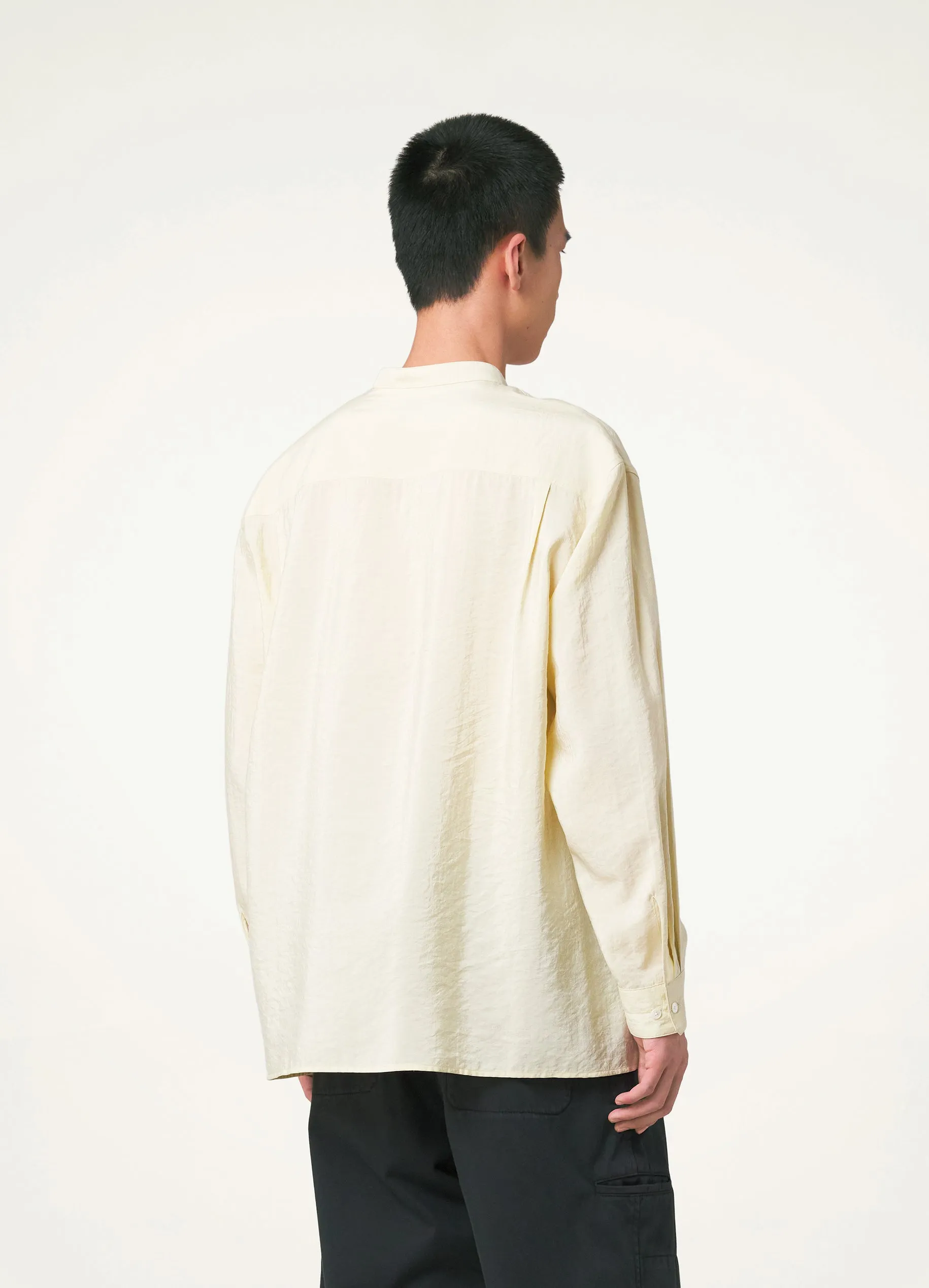 STAND COLLAR TWISTED SHIRT sold by Lemaire product image thumbnail 3