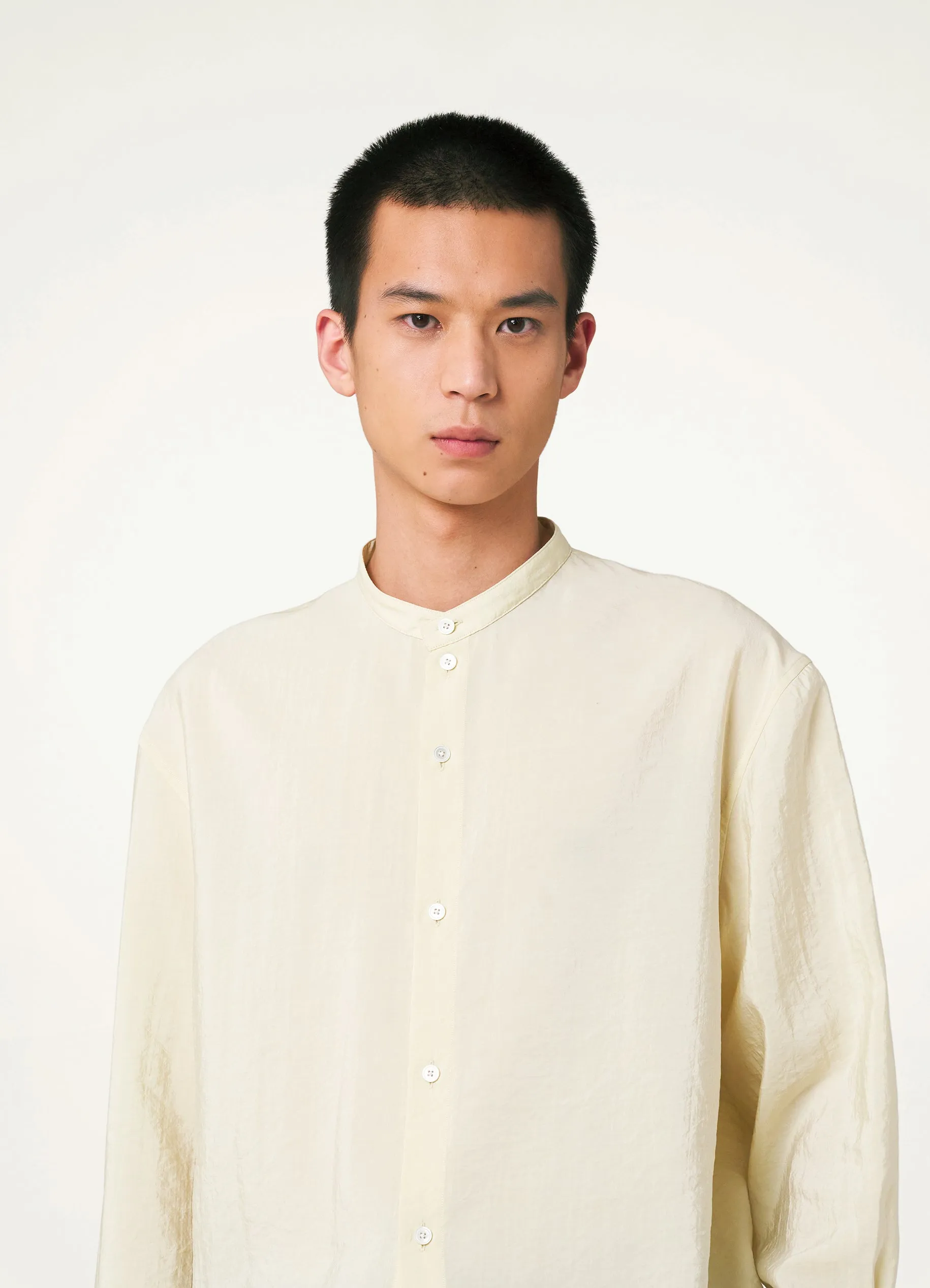 STAND COLLAR TWISTED SHIRT sold by Lemaire product image thumbnail 4