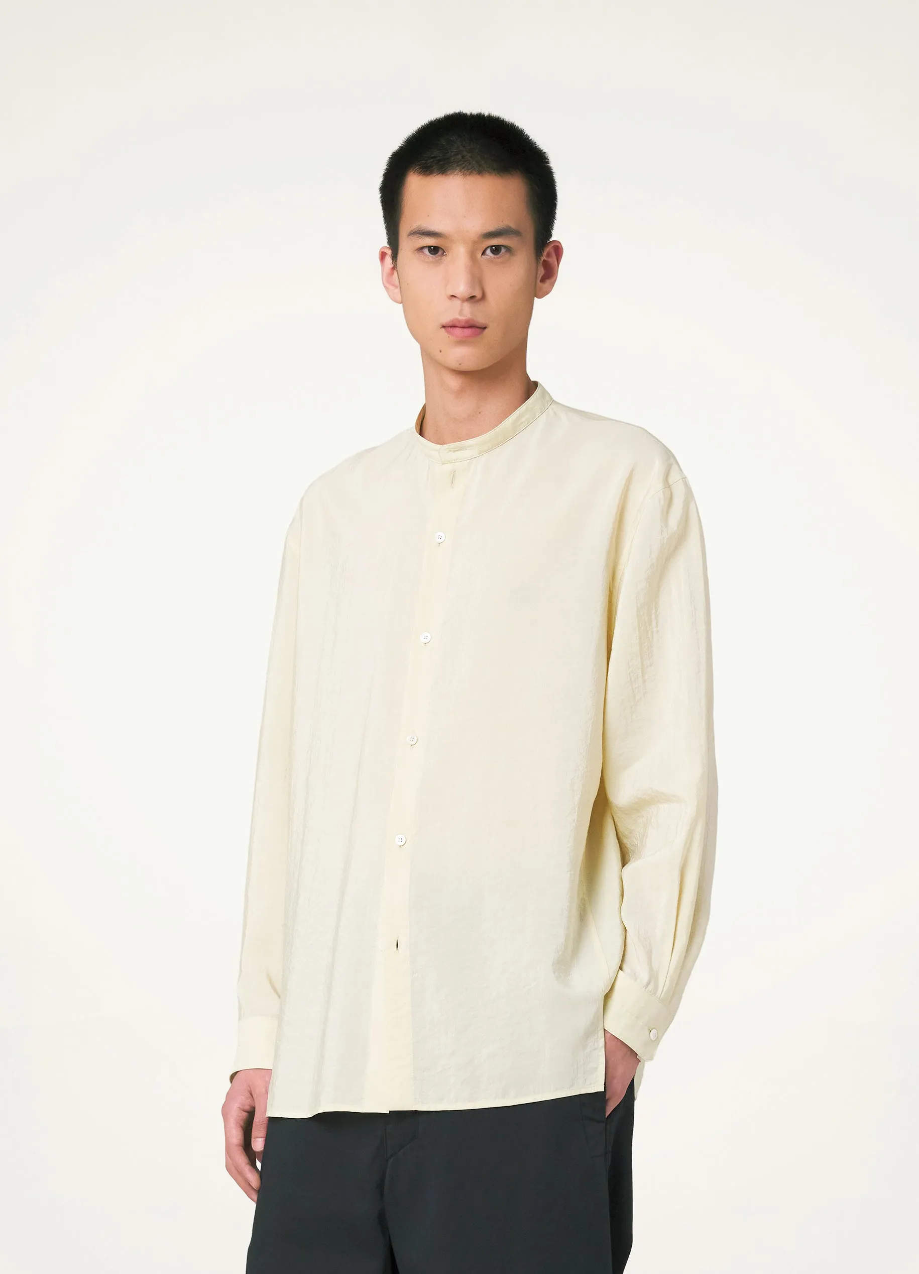 STAND COLLAR TWISTED SHIRT sold by Lemaire product image thumbnail 2