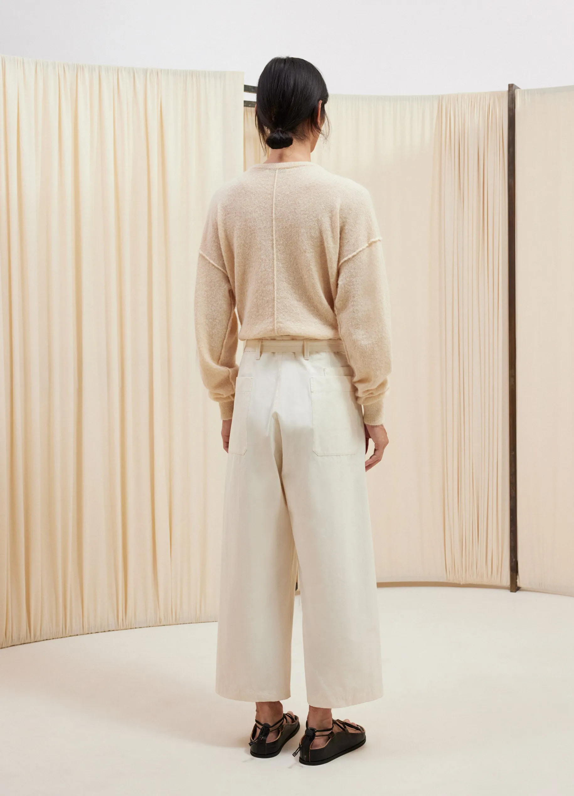 SEAMLESS BELTED PANTS sold by Lemaire product image thumbnail 3