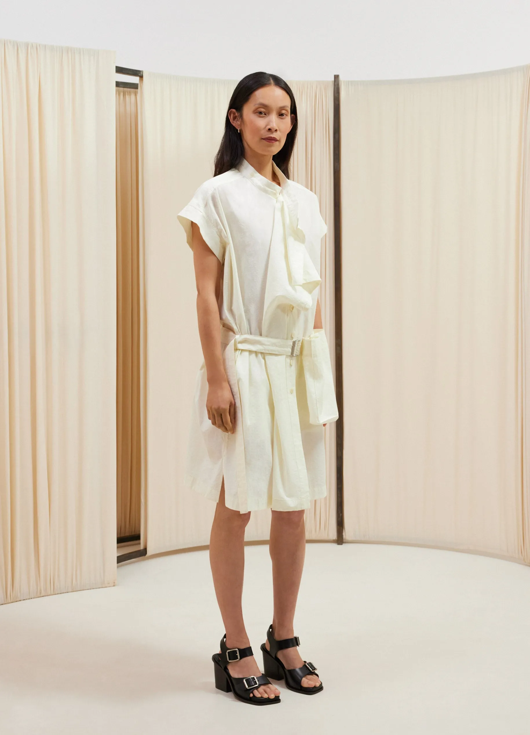 ASYMMETRICAL SLEEVELESS DRESS sold by Lemaire