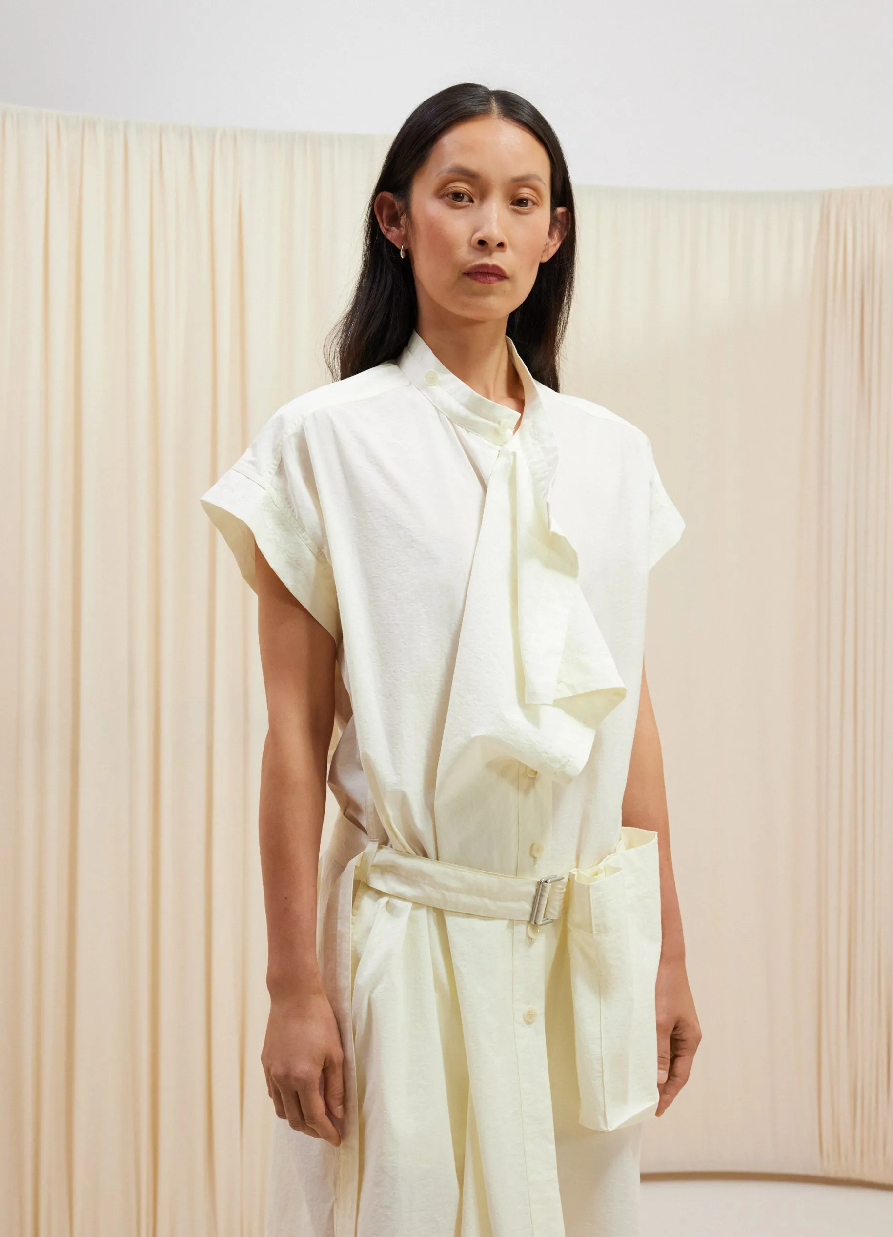 ASYMMETRICAL SLEEVELESS DRESS sold by Lemaire product image thumbnail 2