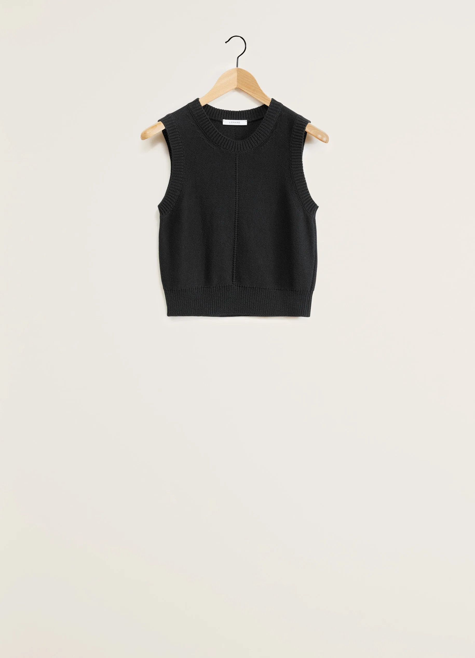 SLEEVELESS CROPPED SWEATER sold by Lemaire product image thumbnail 3