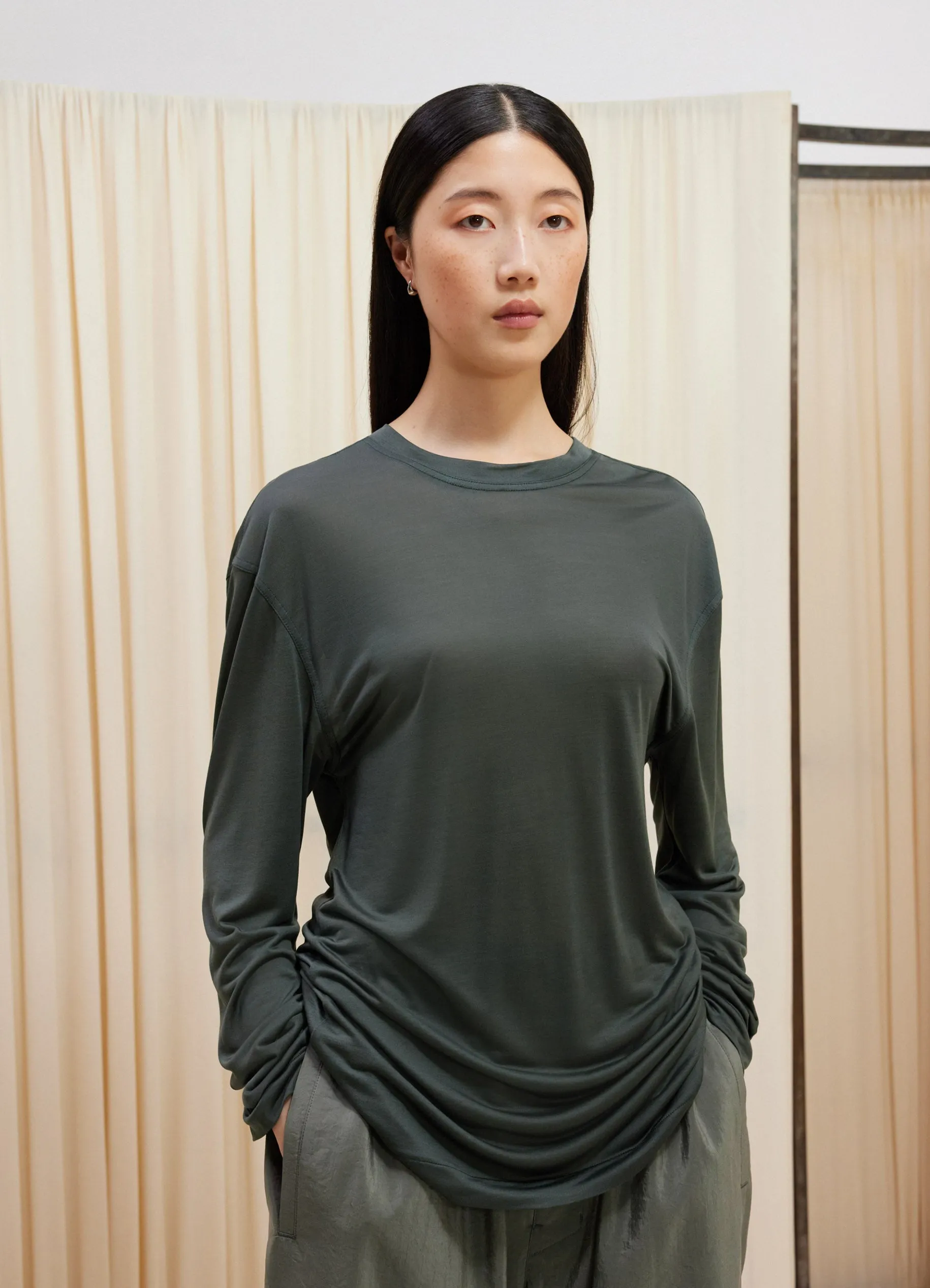 SOFT LONG SLEEVE T-SHIRT sold by Lemaire product image thumbnail 2