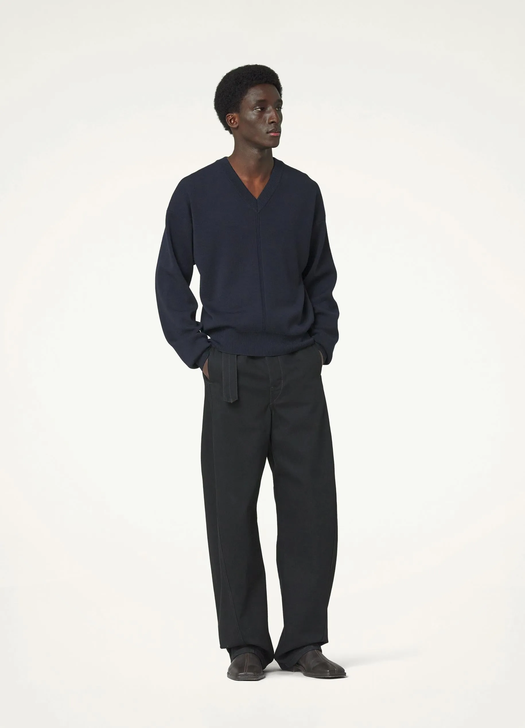V-NECK JUMPER sold by Lemaire product image thumbnail 2