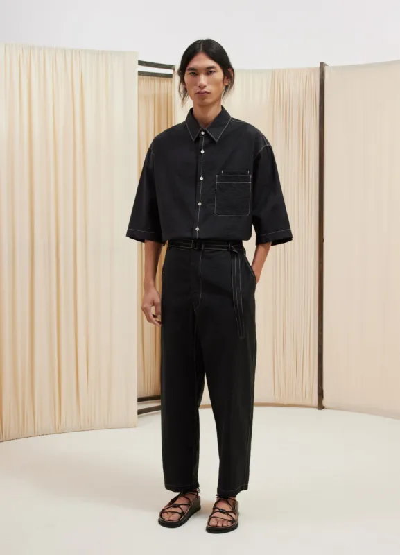 BELTED CARROT PANTS sold by Lemaire