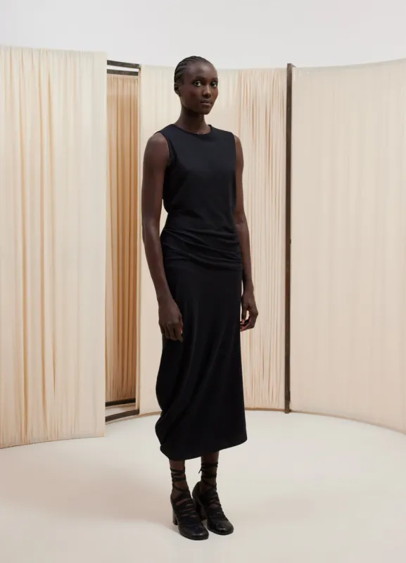 FITTED TWISTED DRESS made by Lemaire