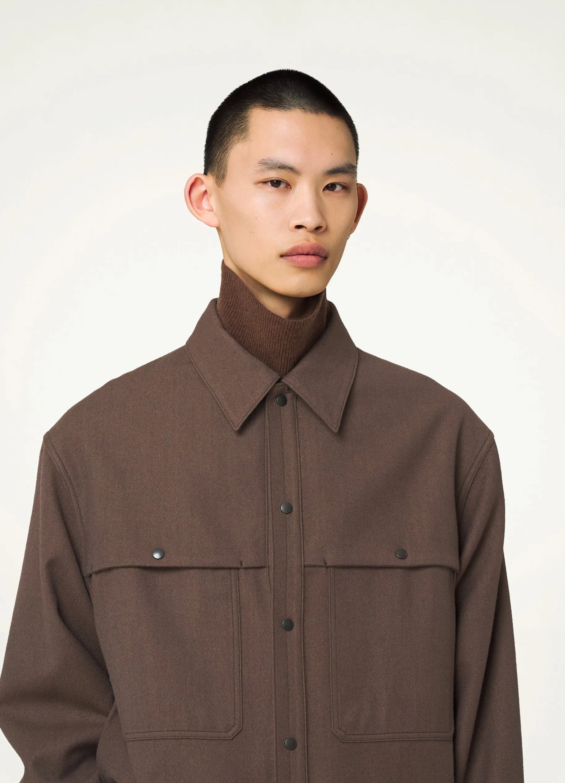 STORM FLAP OVERSHIRT sold by Lemaire product image thumbnail 3