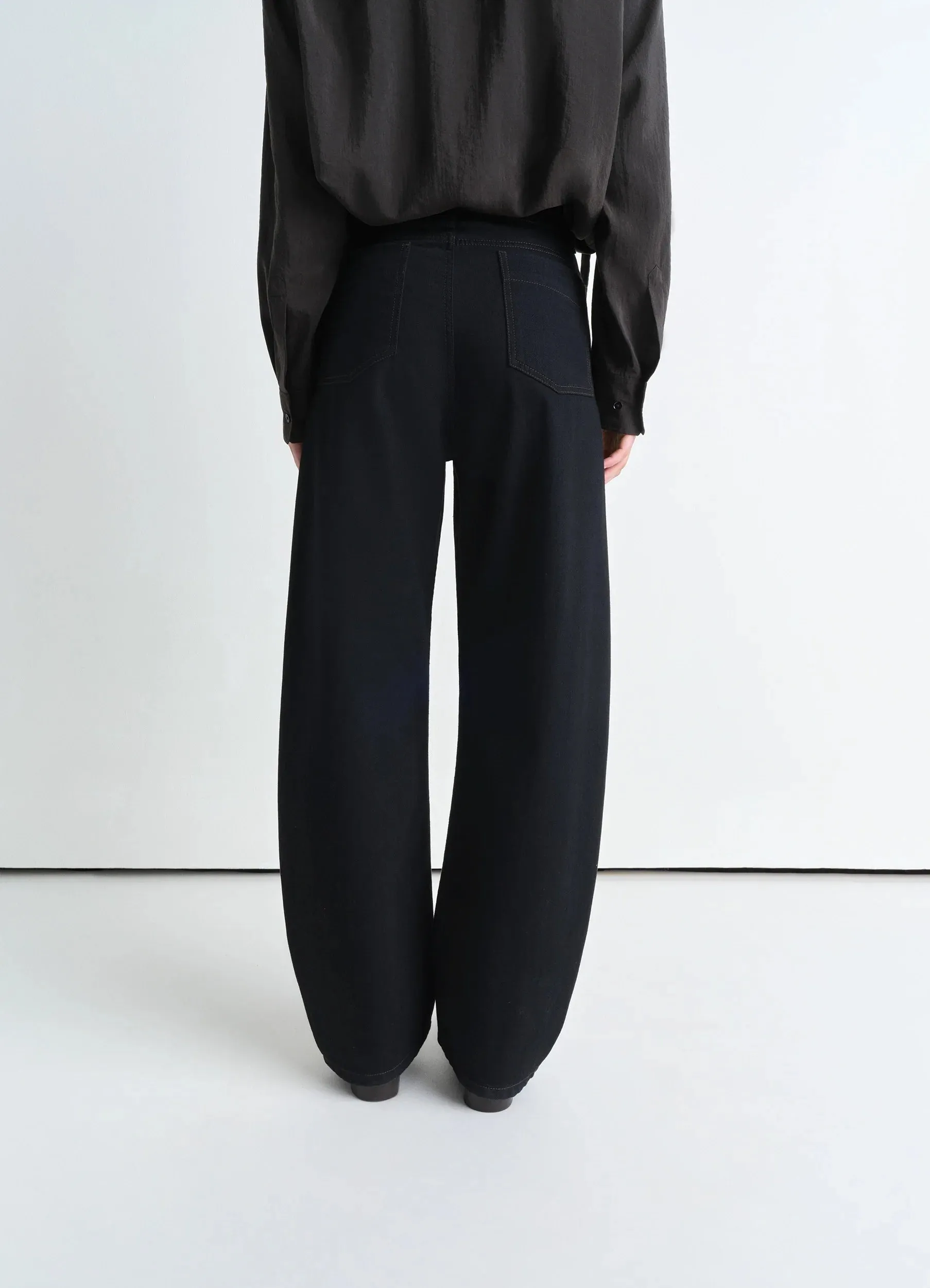 HIGH WAISTED CURVED PANTS sold by Lemaire product image thumbnail 3