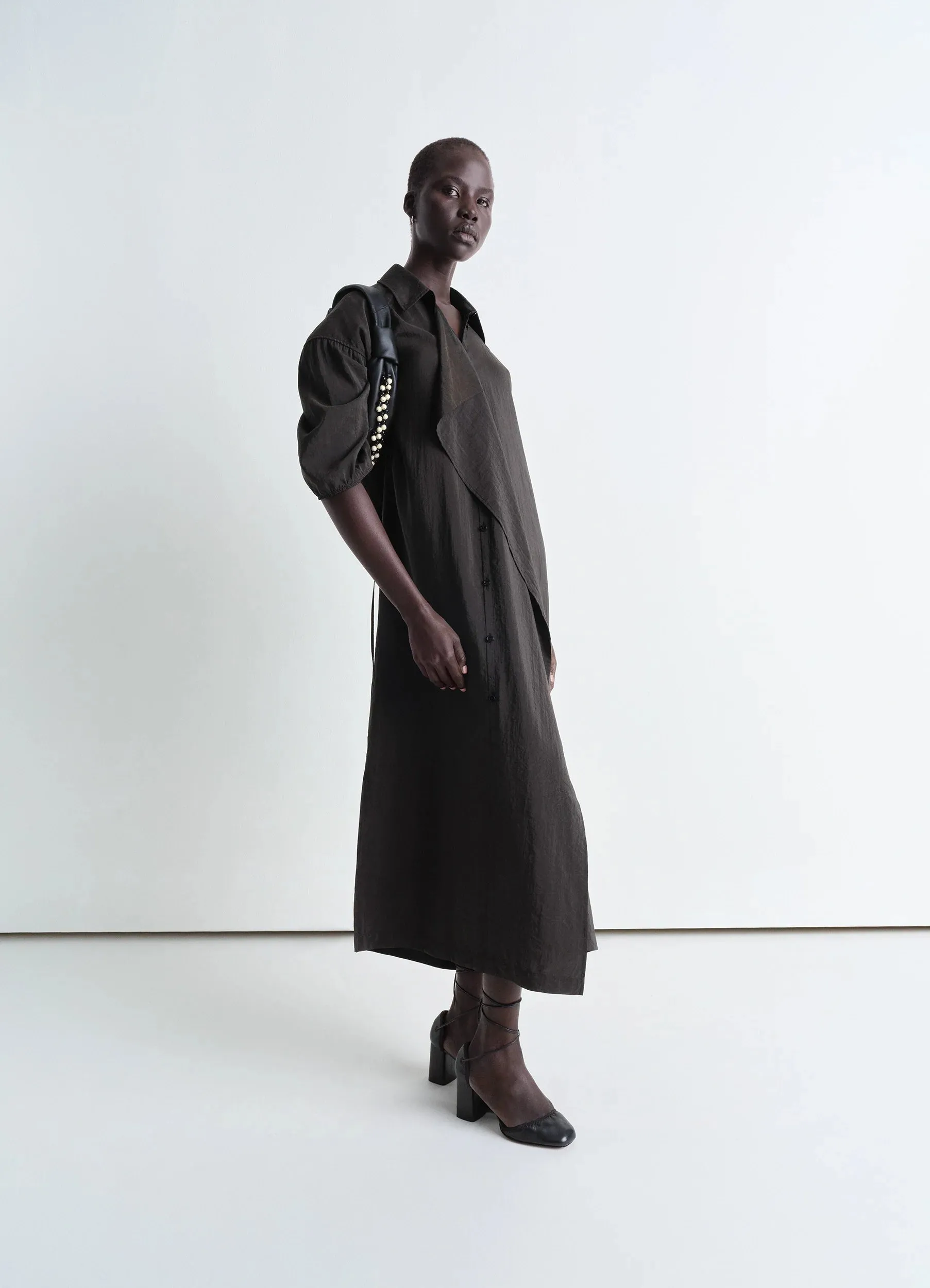 ASYMMETRICAL SHIRT DRESS sold by Lemaire product image thumbnail 4