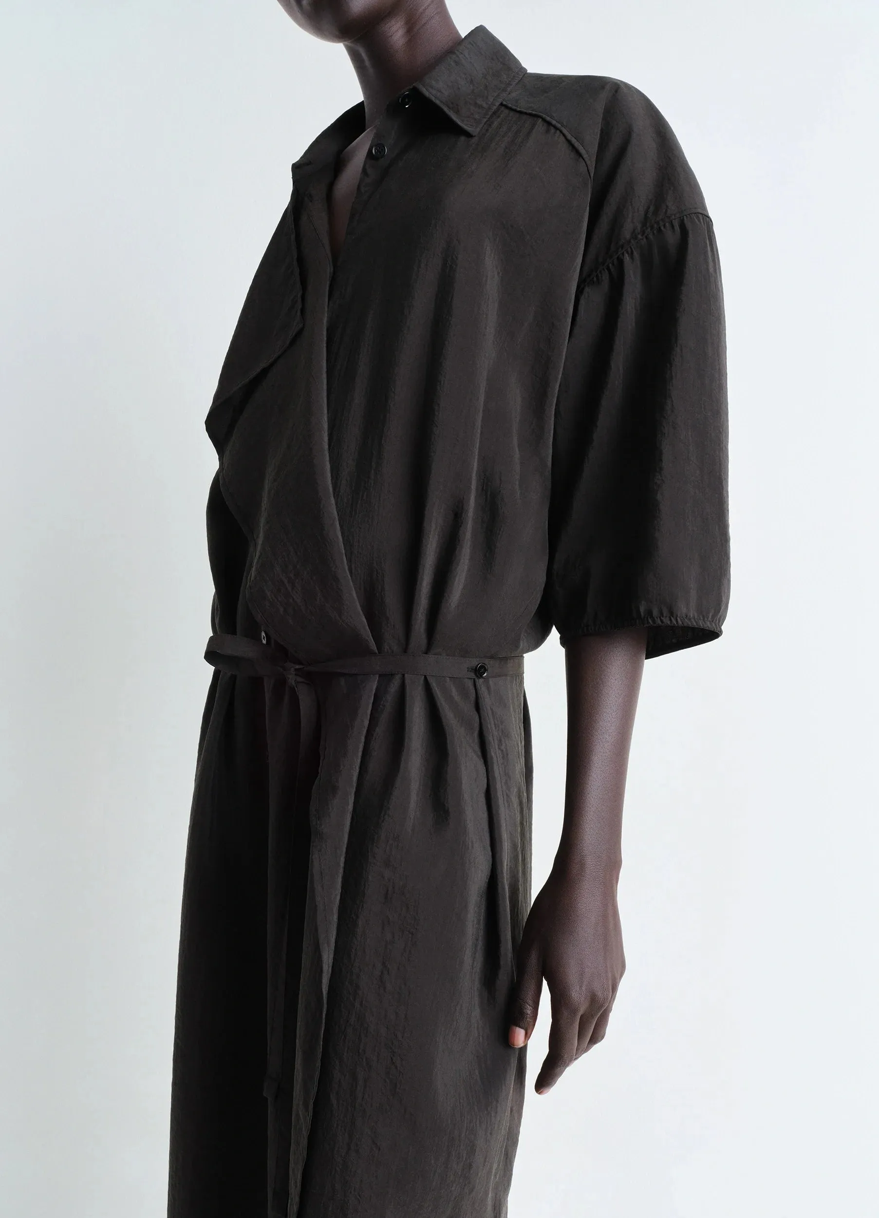 ASYMMETRICAL SHIRT DRESS sold by Lemaire product image thumbnail 3