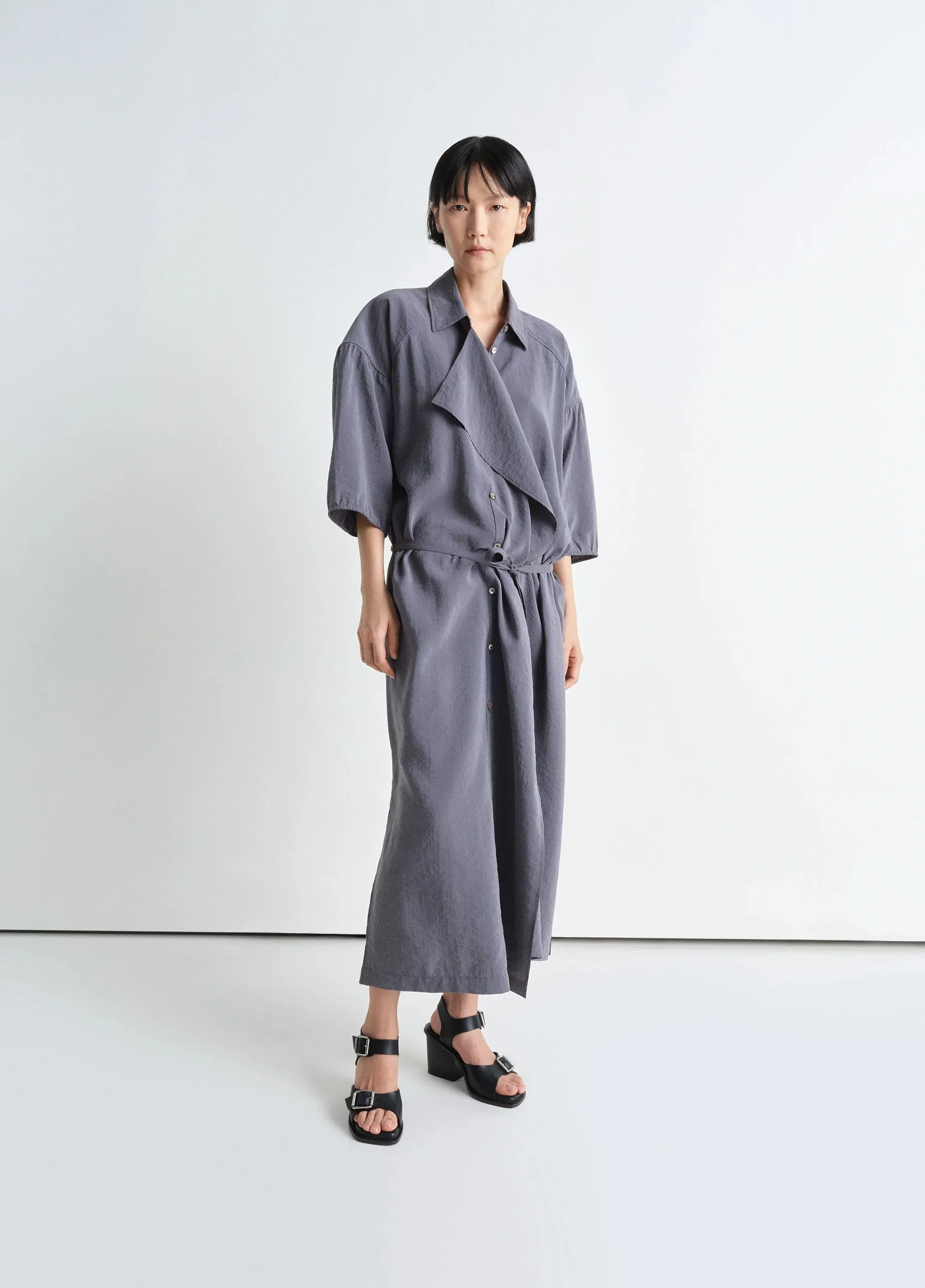 ASYMMETRICAL SHIRT DRESS sold by Lemaire