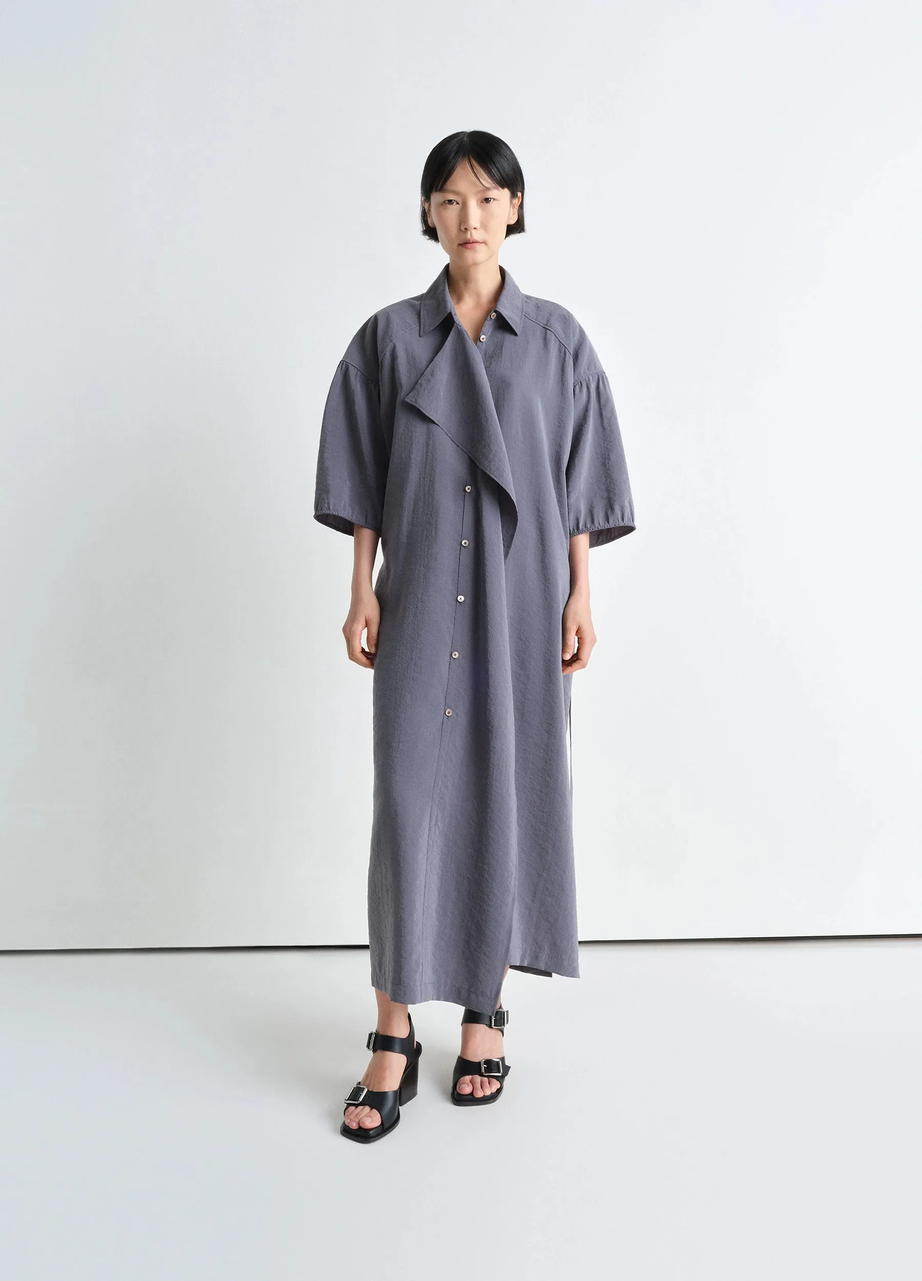 ASYMMETRICAL SHIRT DRESS sold by Lemaire product image thumbnail 4