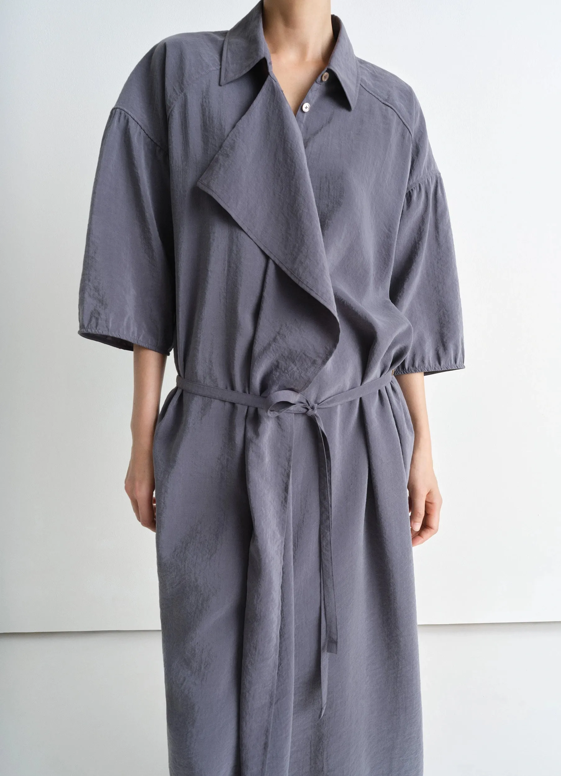 ASYMMETRICAL SHIRT DRESS sold by Lemaire product image thumbnail 2