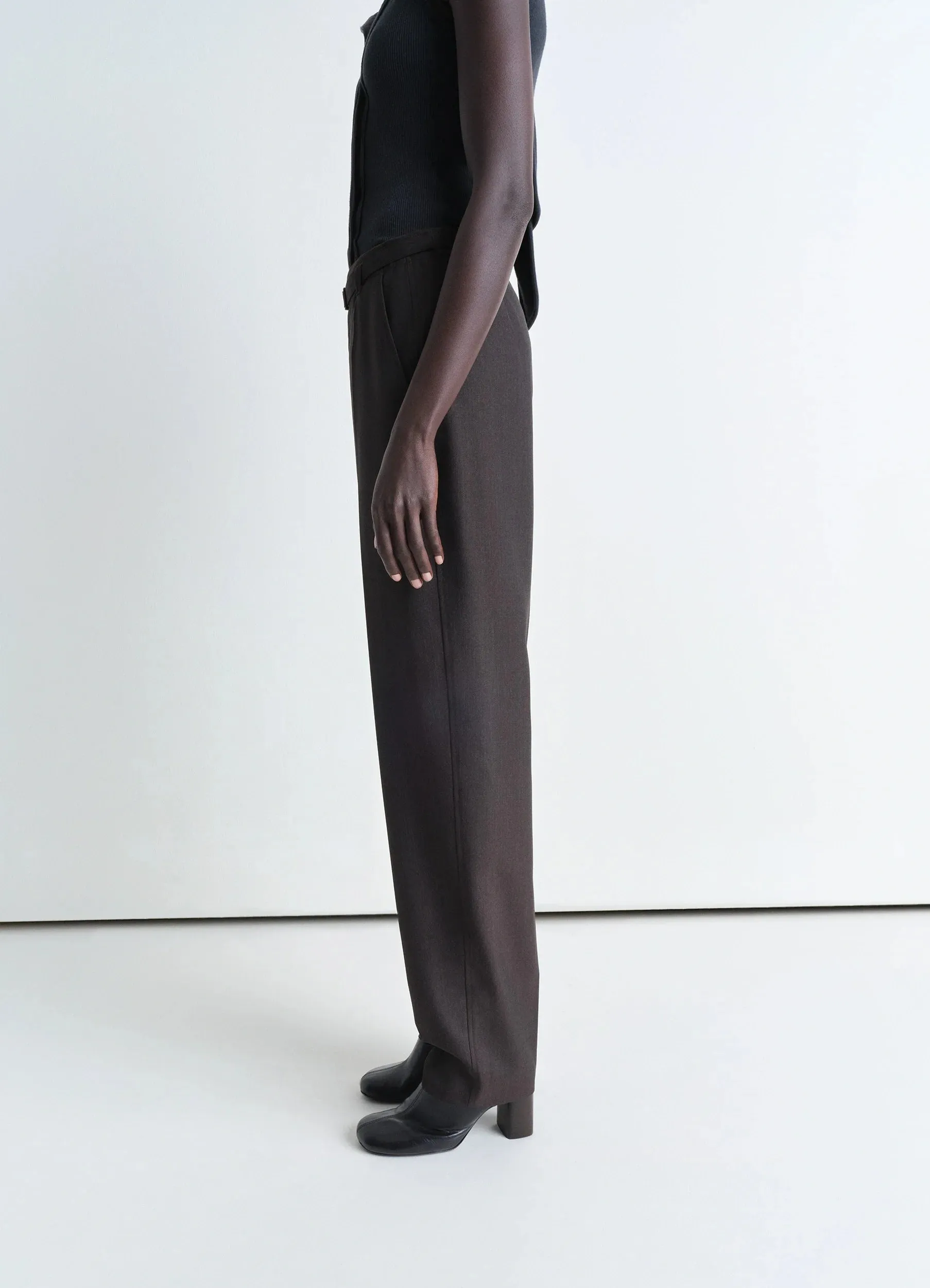 BELTED TAILORED PANTS sold by Lemaire product image thumbnail 2