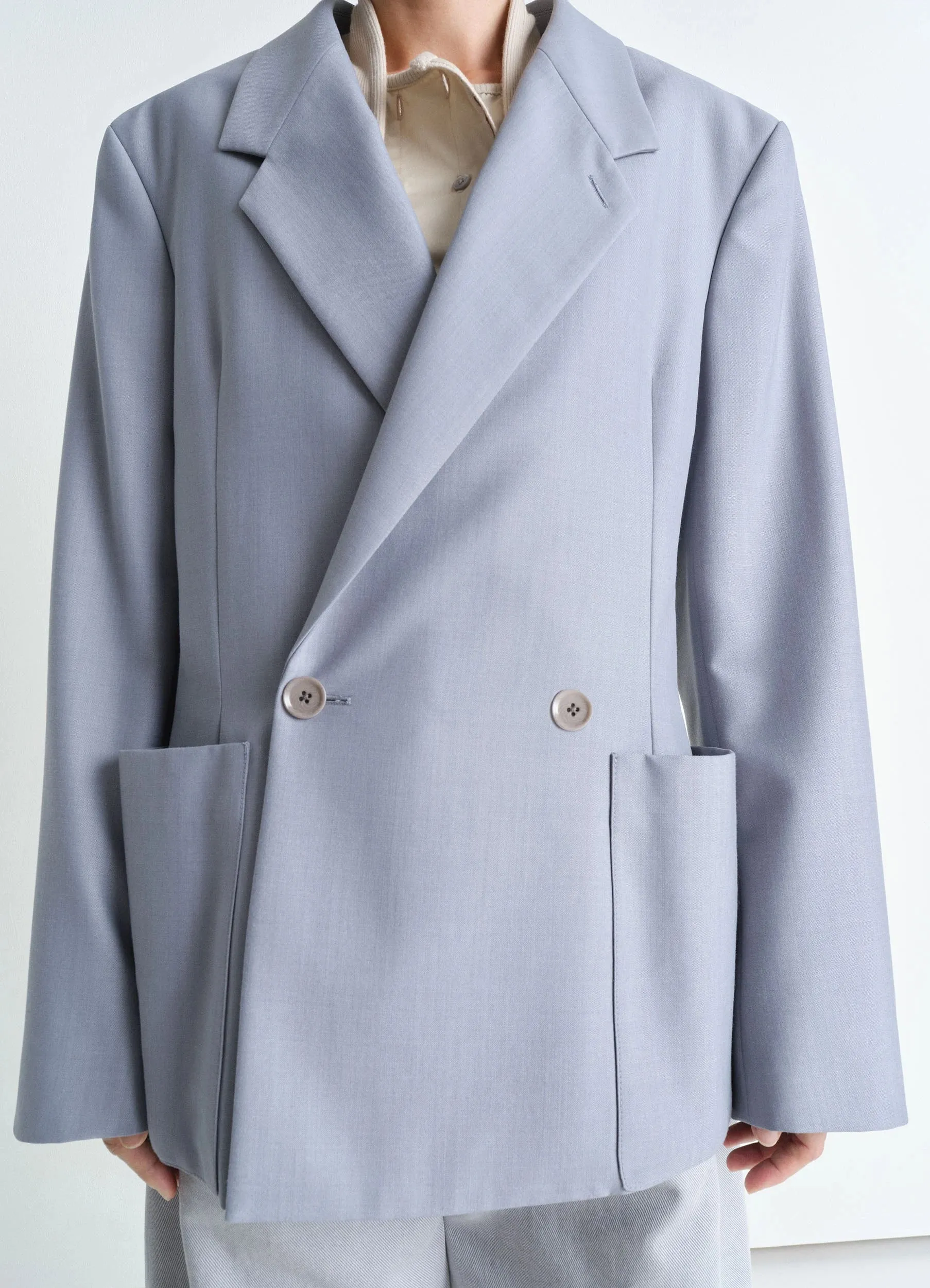 DOUBLE BREASTED TAILORED JACKET sold by Lemaire product image thumbnail 3