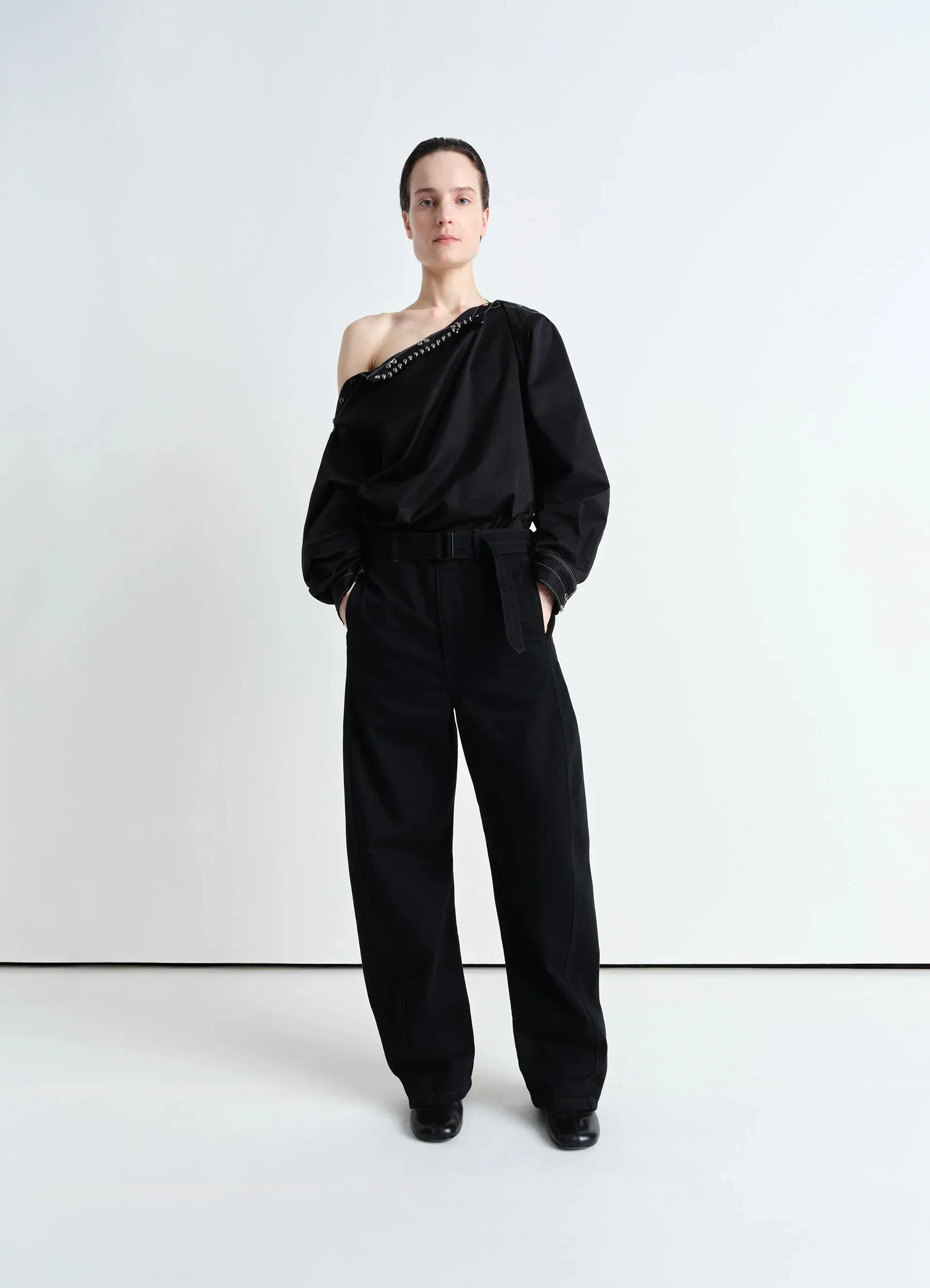 TWISTED BELTED PANTS sold by Lemaire product image thumbnail 4