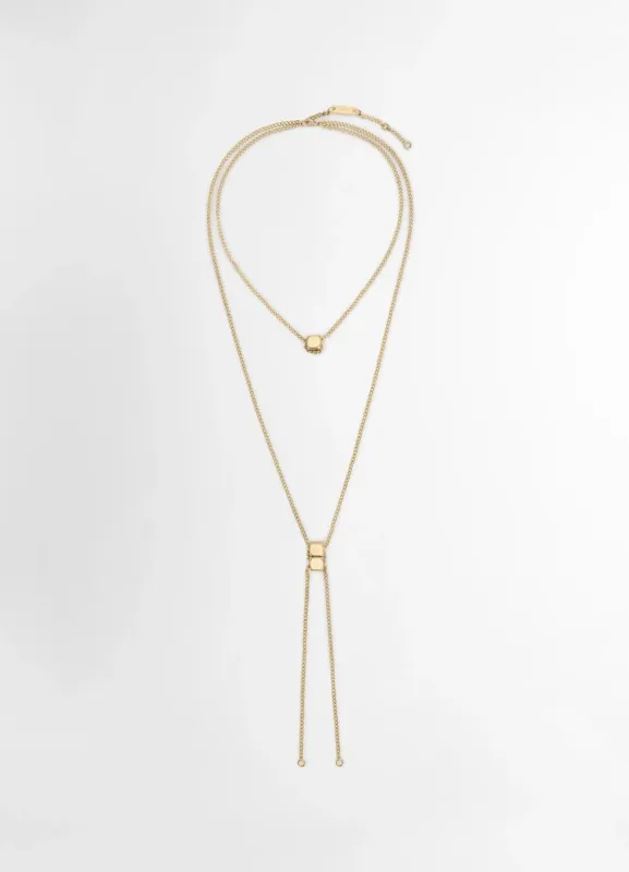 ABACUS BOLO TIE GOLD made by Lemaire