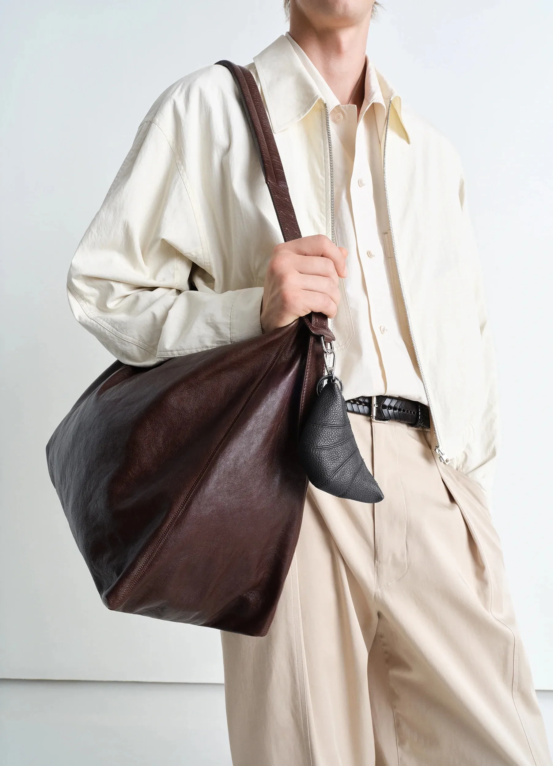 MINI CROISSANT KEYRING IN LEATHER sold by Lemaire product image thumbnail 2