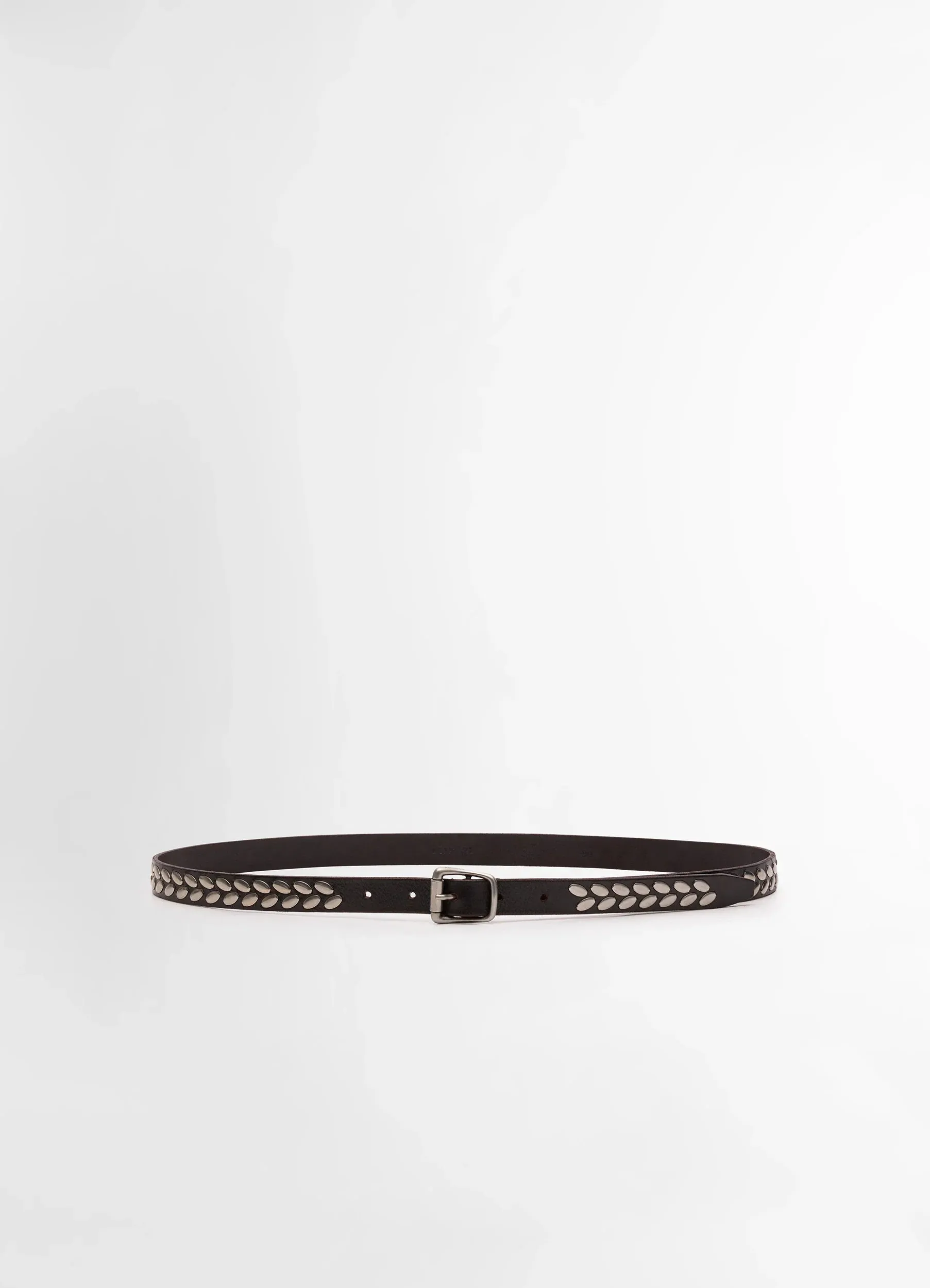 ALMOND STUD BELT 20 MM IN LEATHER sold by Lemaire