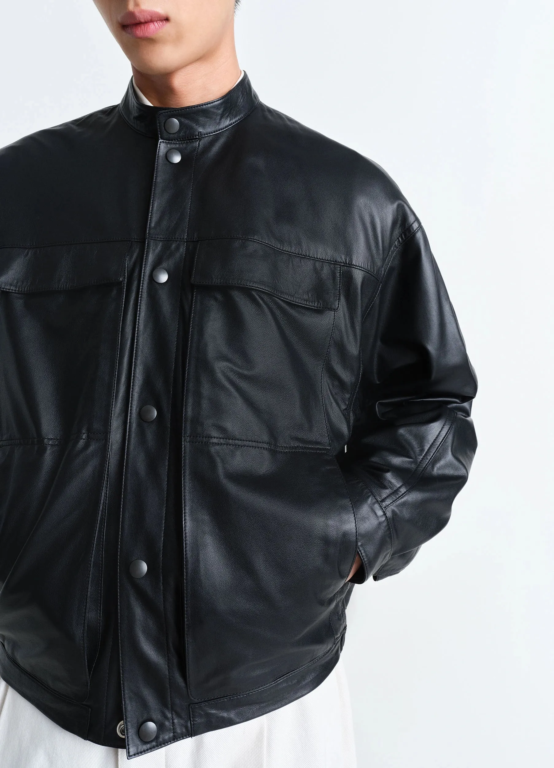 SOFT BOXY BLOUSON sold by Lemaire product image thumbnail 2