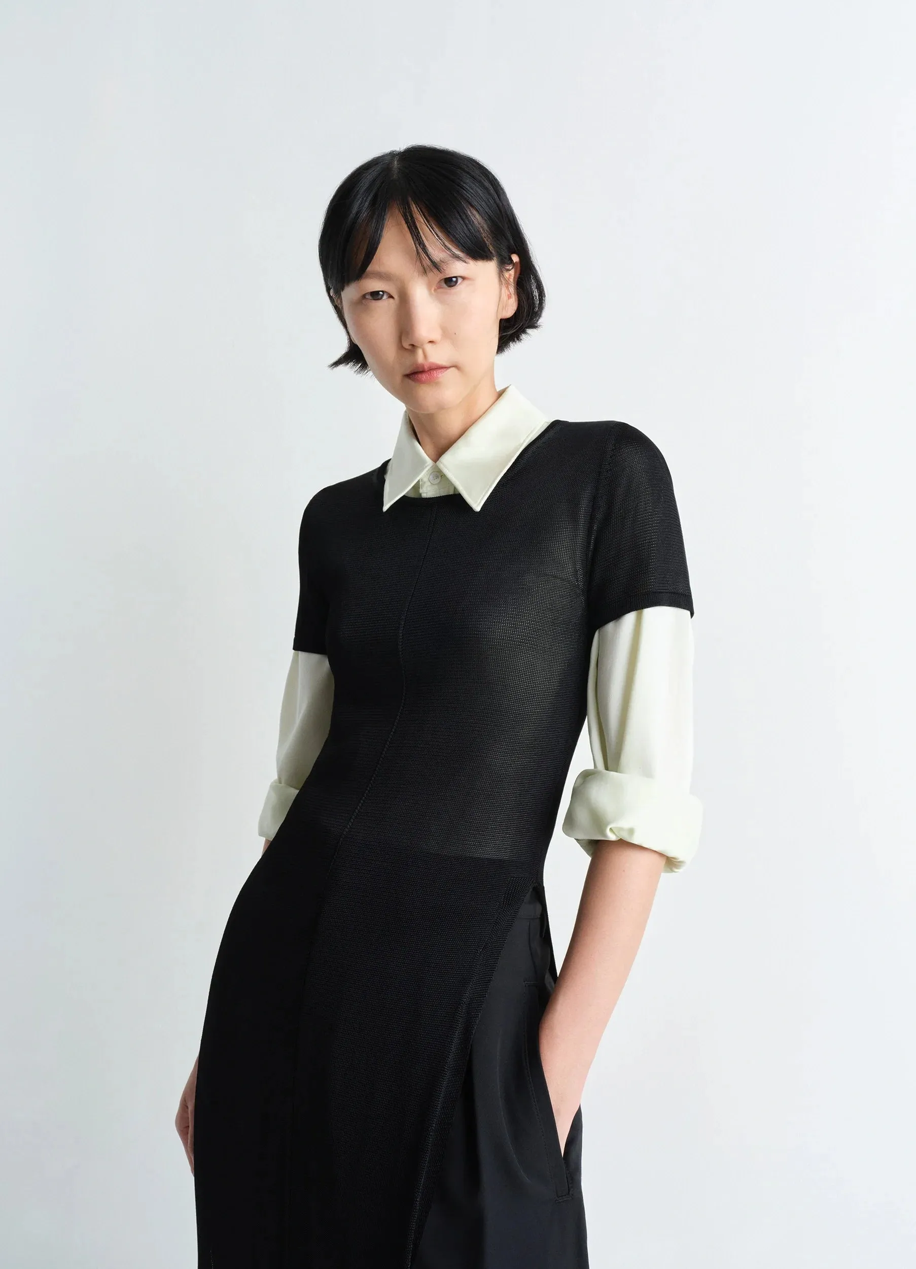 COLUMN DRESS WITH SLITS sold by Lemaire product image thumbnail 2