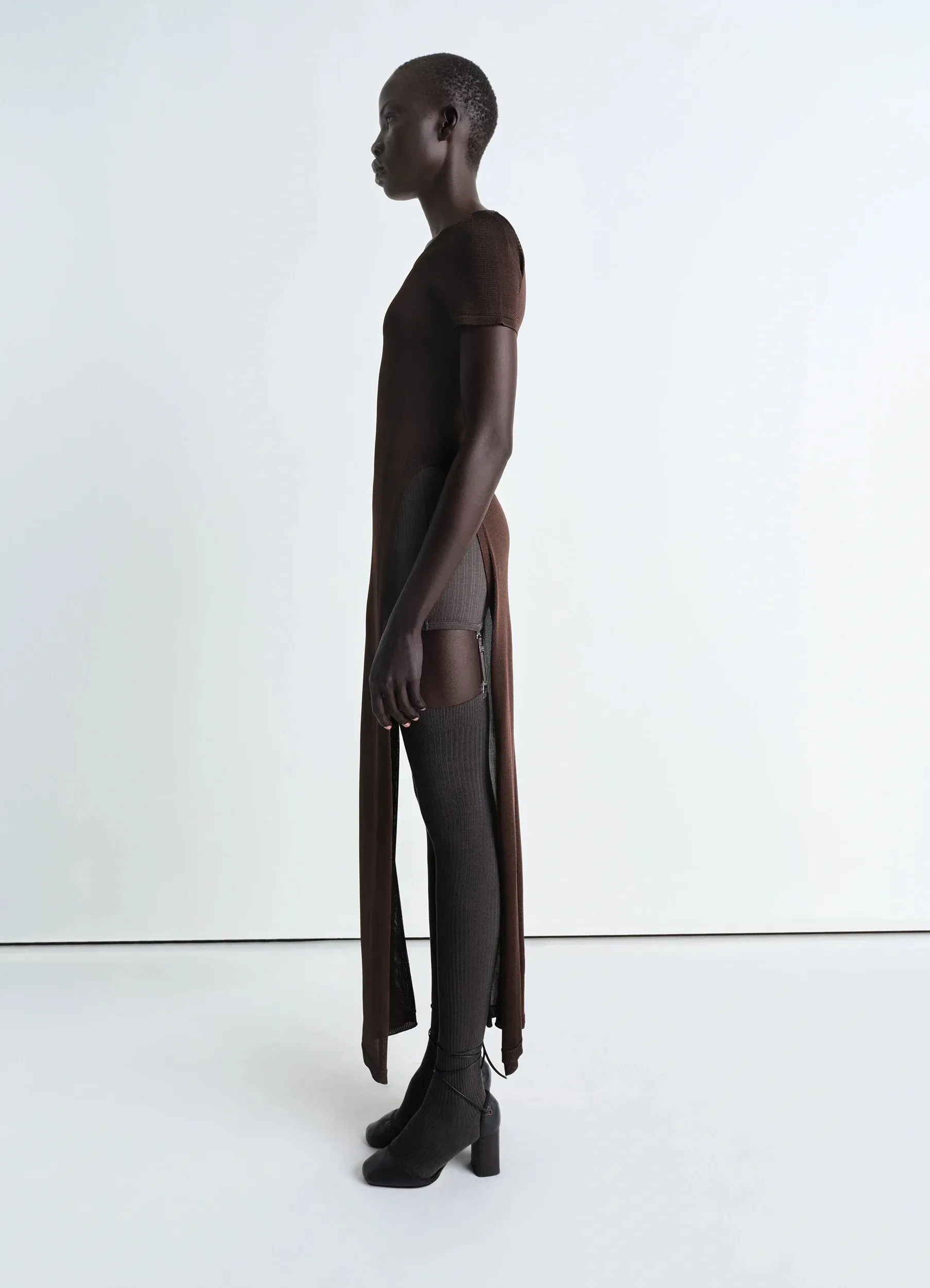 COLUMN DRESS WITH SLITS sold by Lemaire product image thumbnail 5