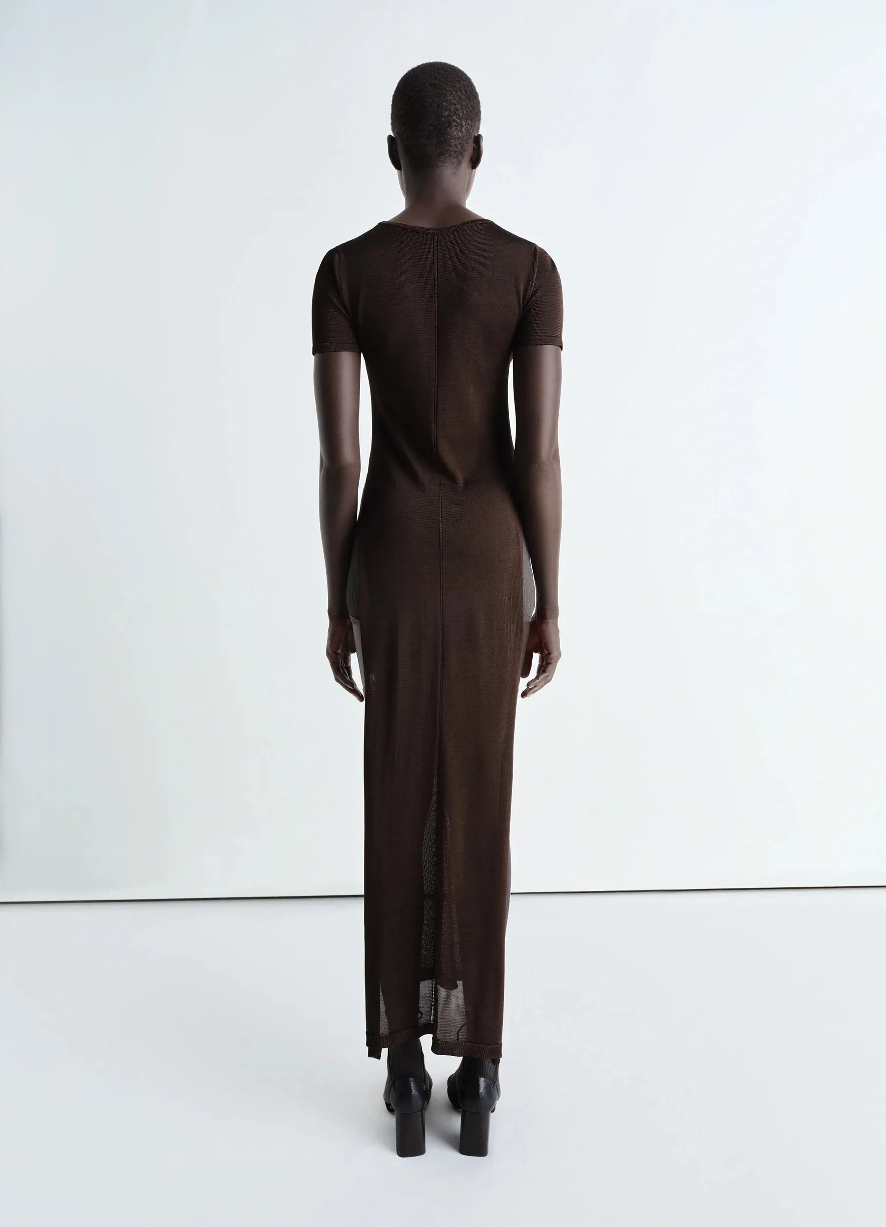 COLUMN DRESS WITH SLITS sold by Lemaire product image thumbnail 4