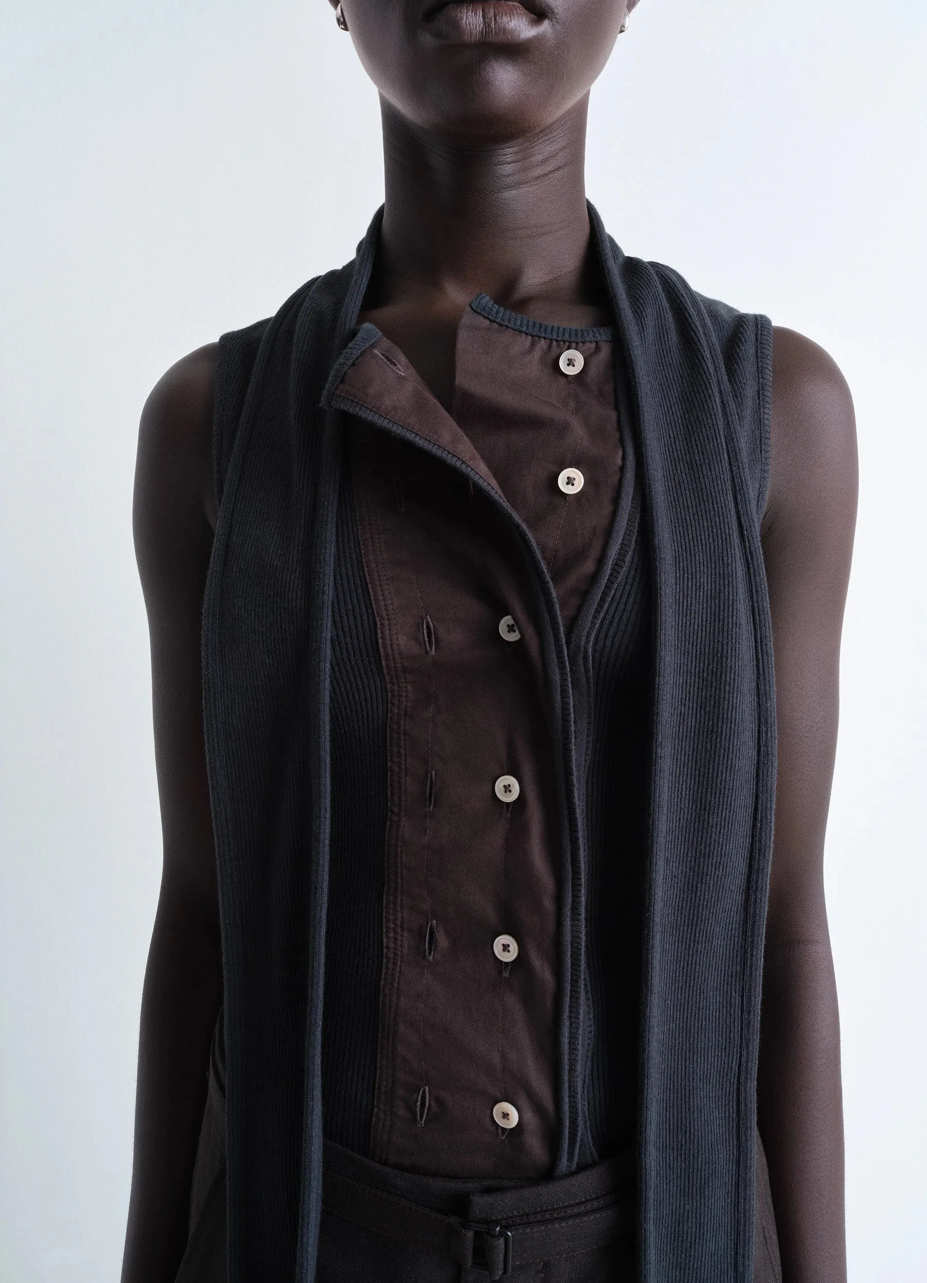 ASYMMETRICAL FITTED TOP sold by Lemaire product image thumbnail 3