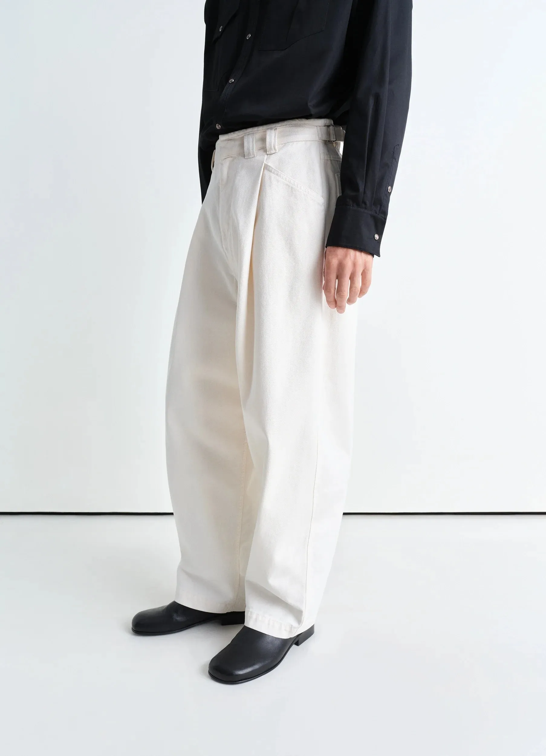 PLEATED WORKWEAR PANTS sold by Lemaire product image thumbnail 3
