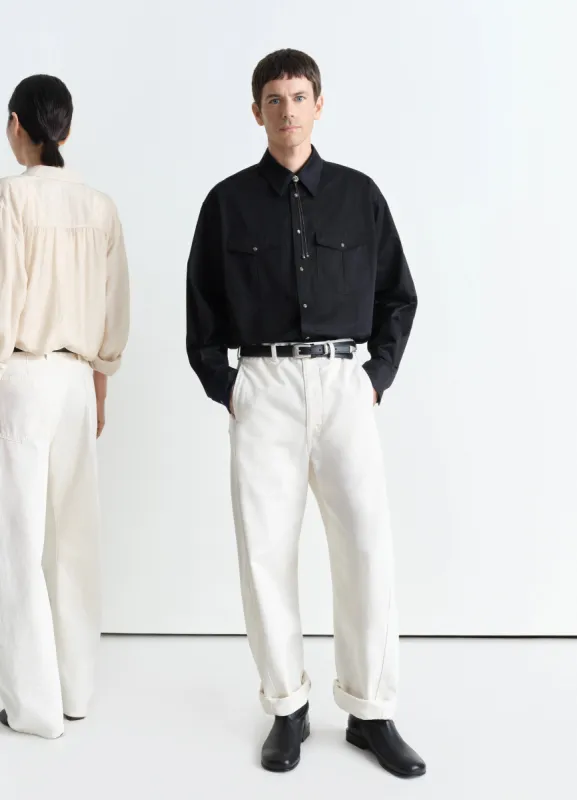 TWISTED BELTED PANTS sold by Lemaire