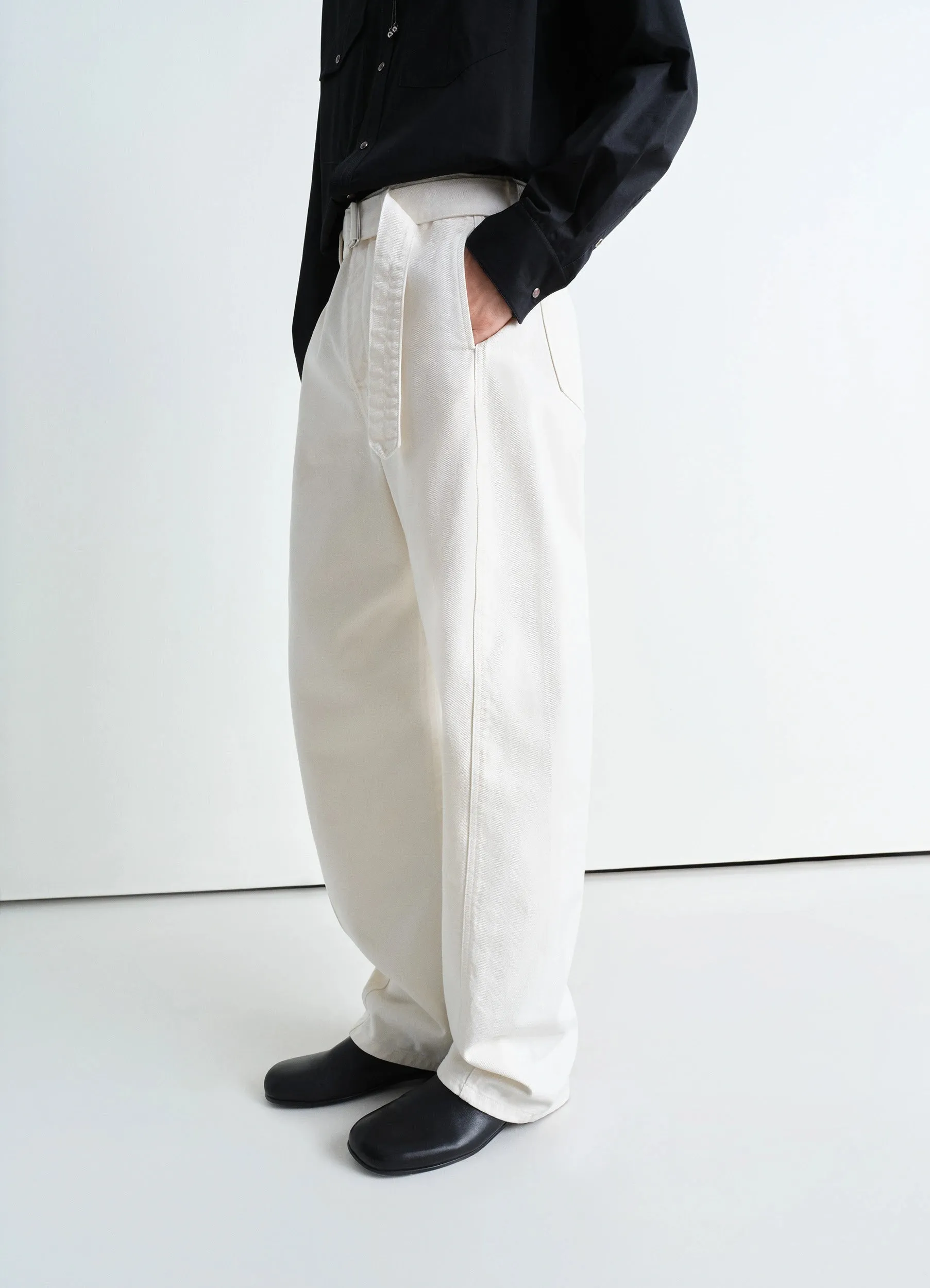 TWISTED BELTED PANTS sold by Lemaire product image thumbnail 5
