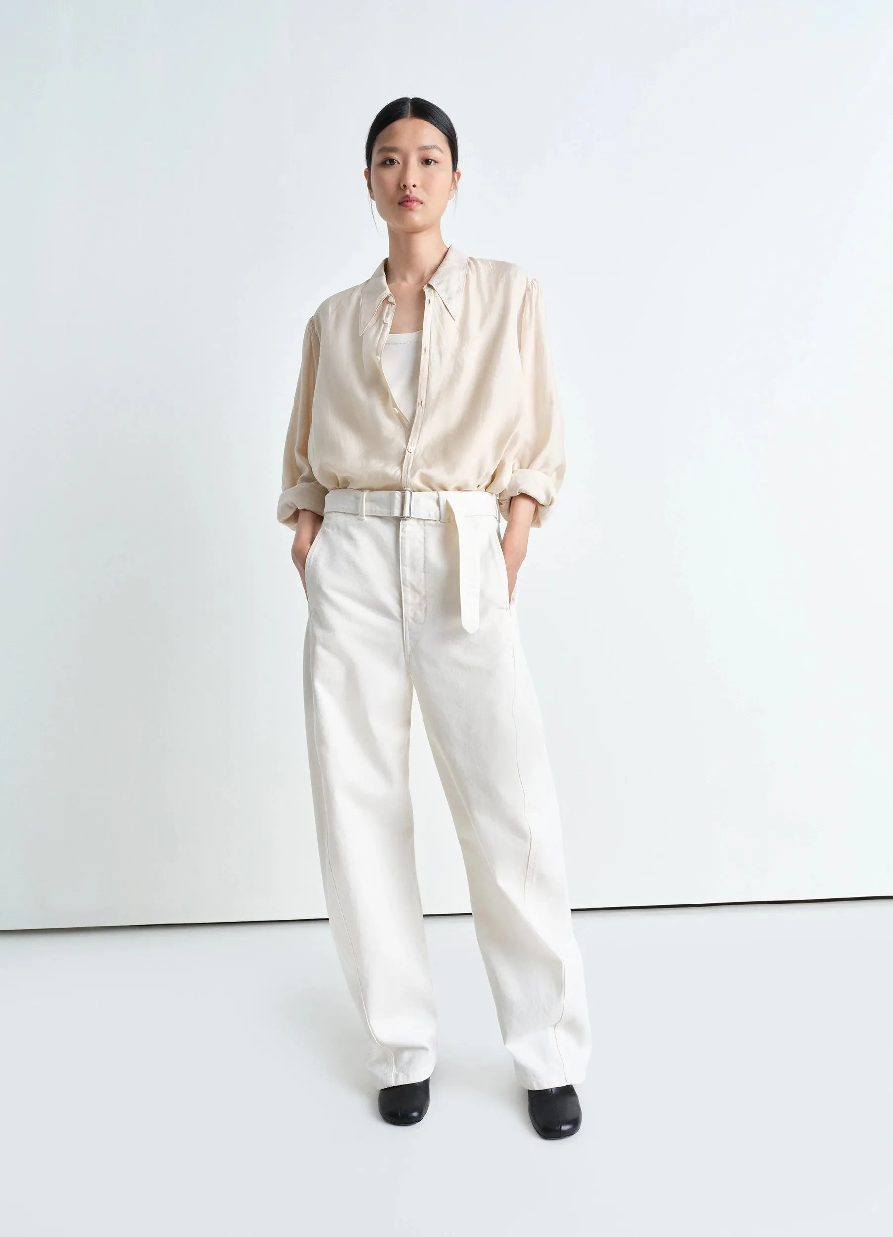 TWISTED BELTED PANTS sold by Lemaire product image thumbnail 2