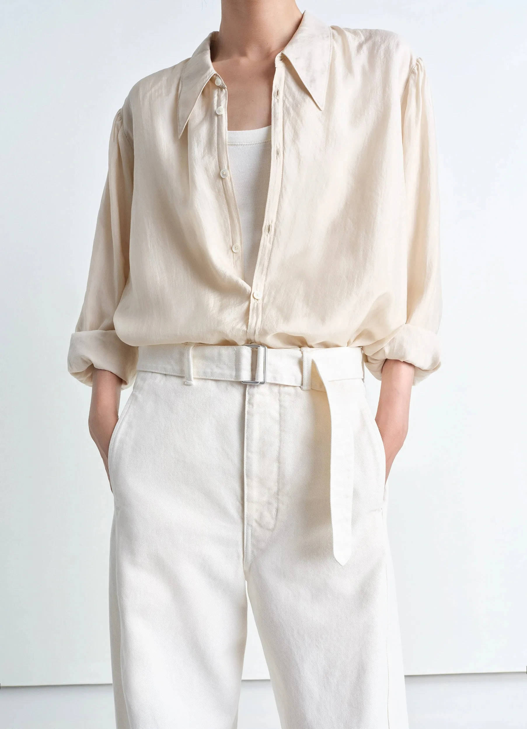 TWISTED BELTED PANTS sold by Lemaire product image thumbnail 4