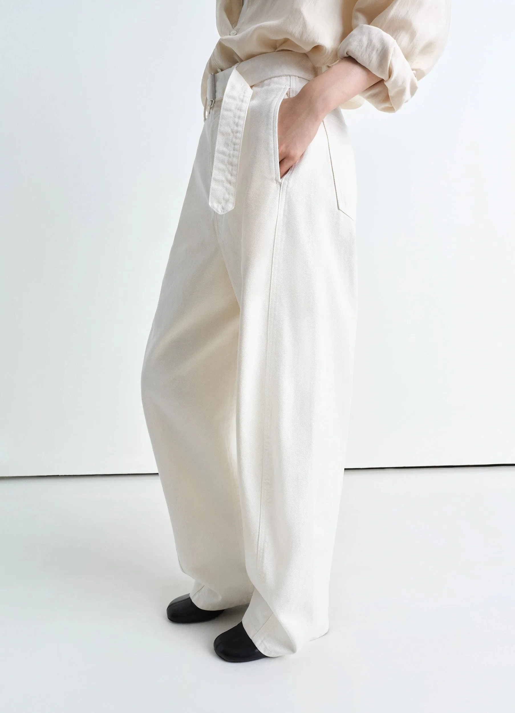 TWISTED BELTED PANTS sold by Lemaire product image thumbnail 3