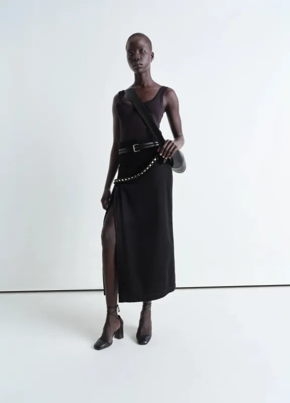 SKIRT WITH SLIT sold by Lemaire