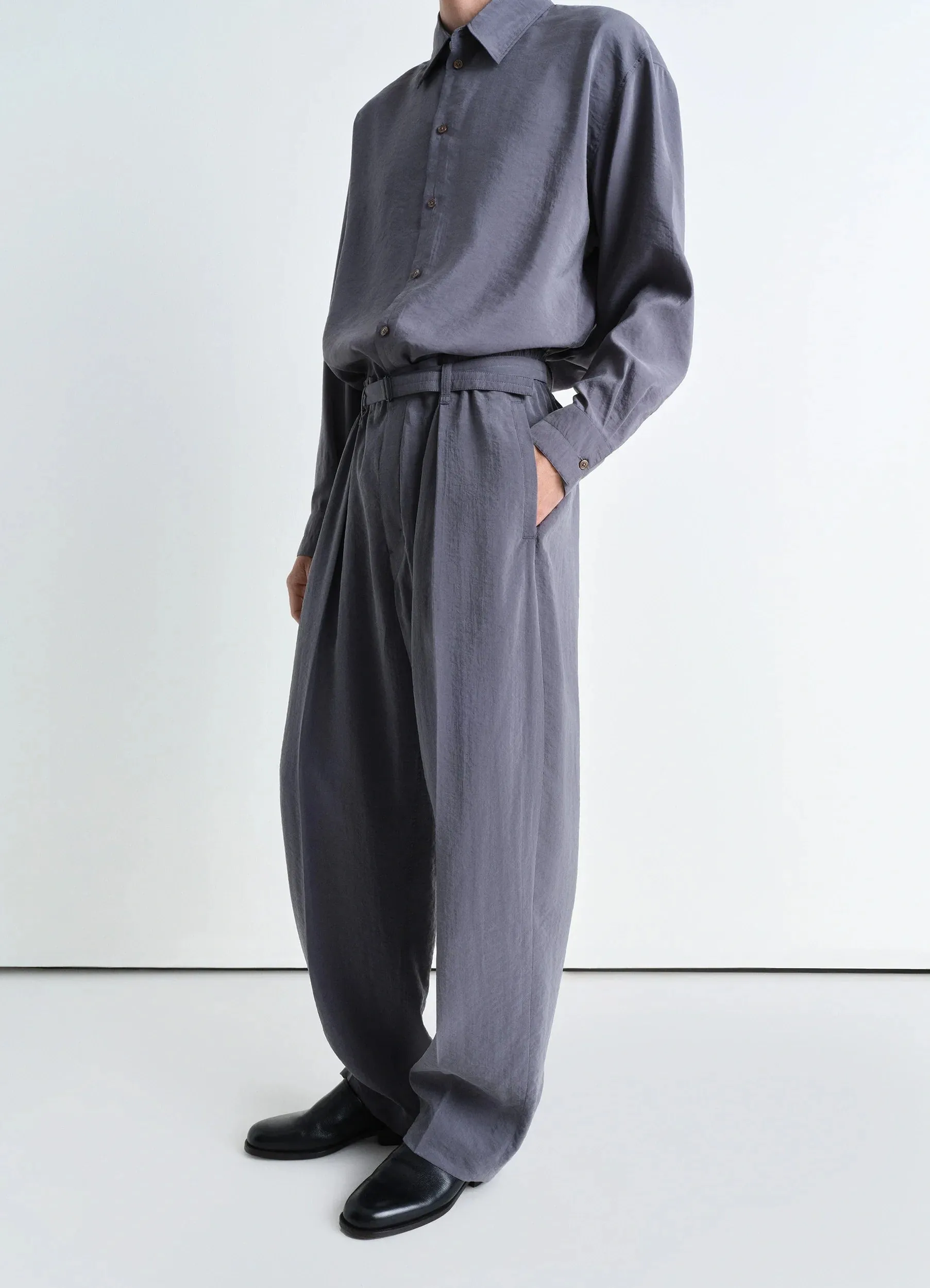 BELTED RELAXED PANTS sold by Lemaire product image thumbnail 3