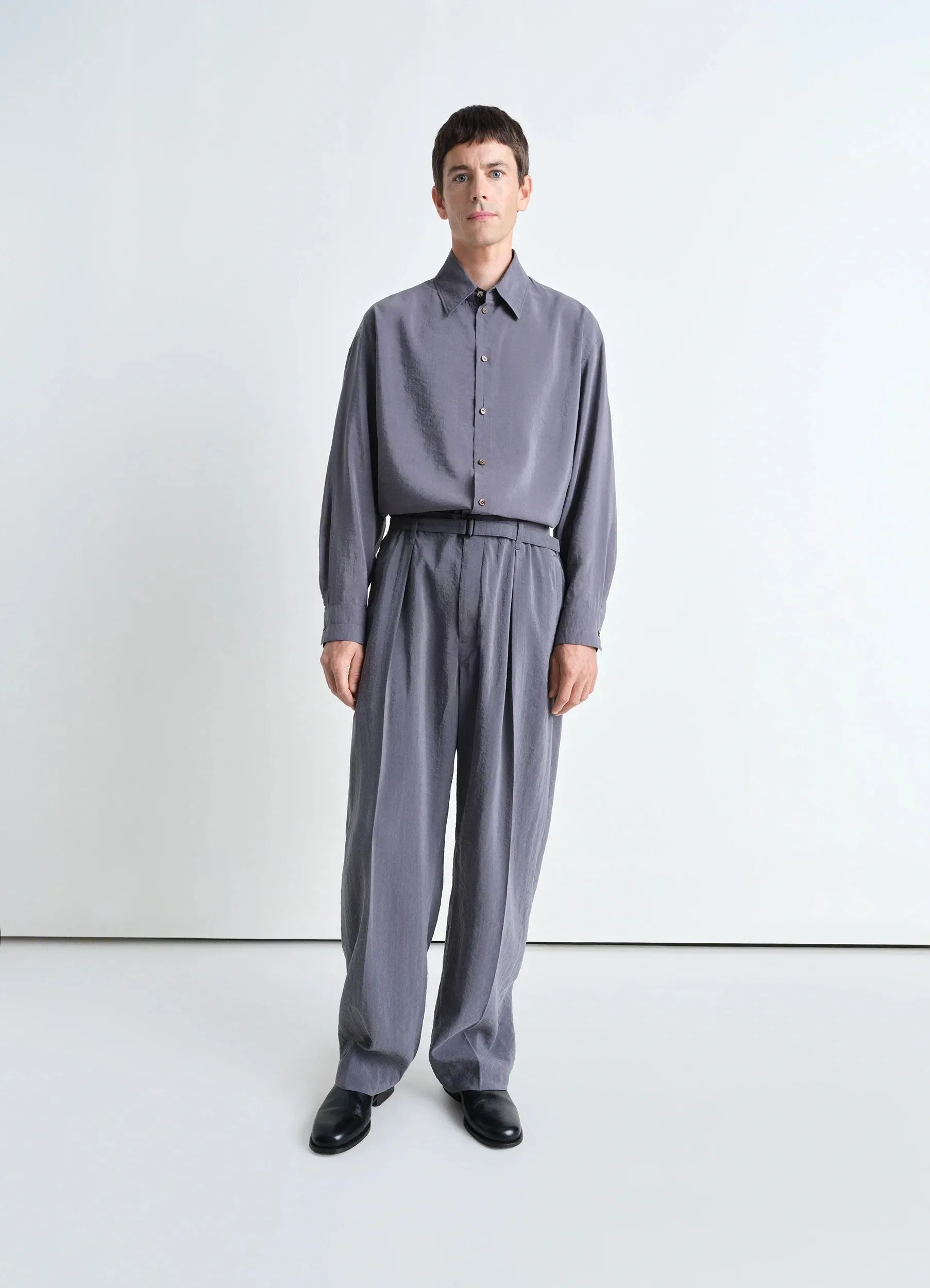BELTED RELAXED PANTS sold by Lemaire