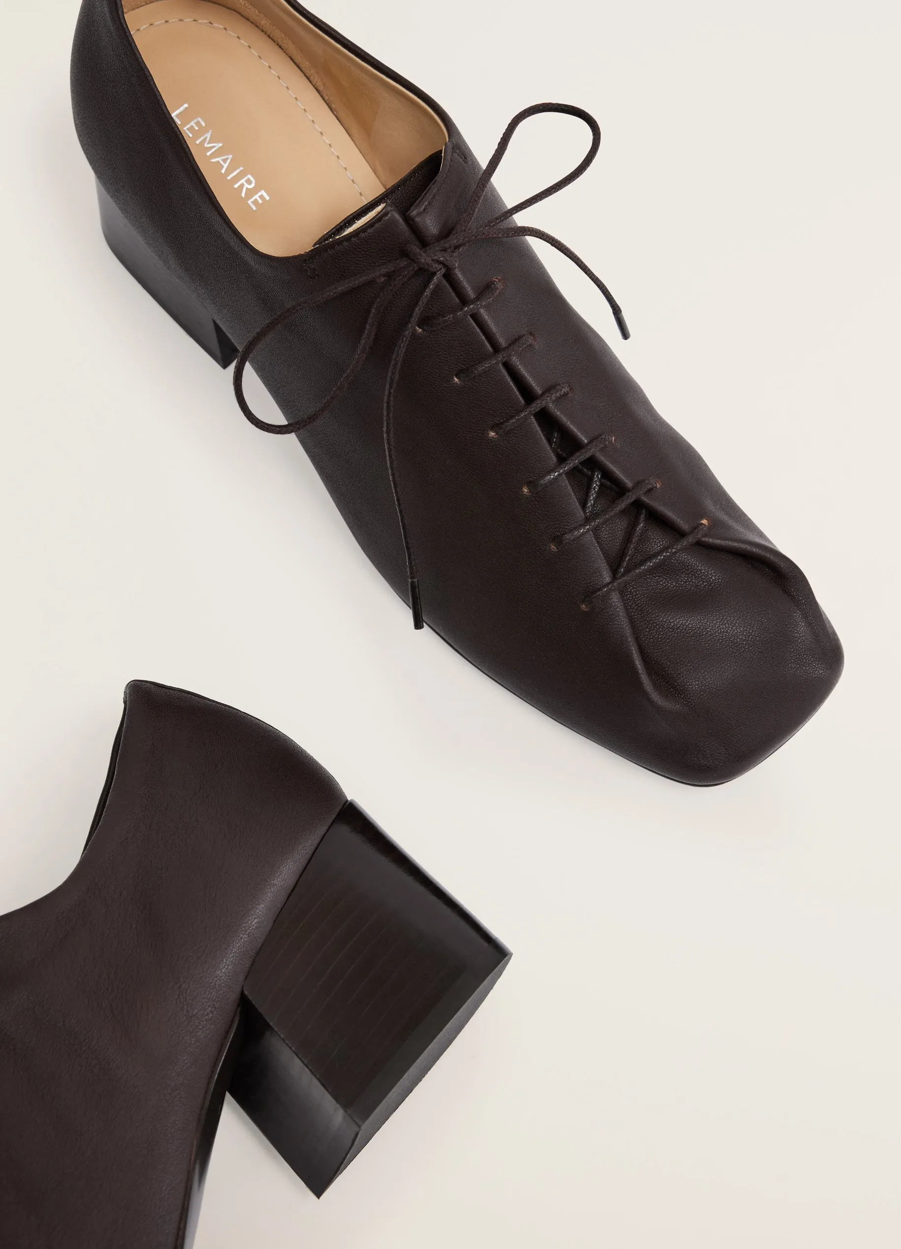 SOURIS CLASSIC DERBIES WITH CUBAN HEELS sold by Lemaire product image thumbnail 5