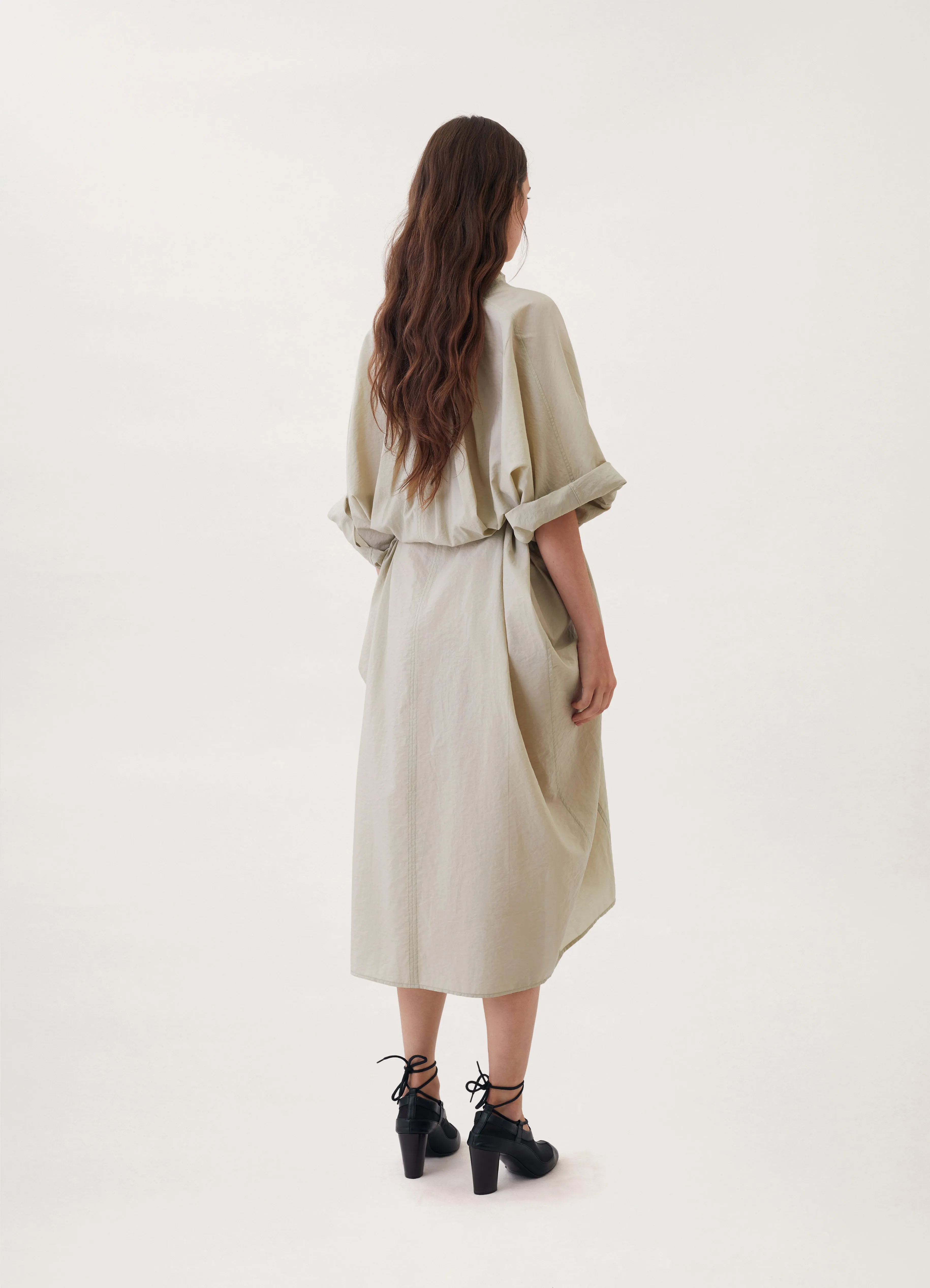 PLEATED SHIRT DRESS sold by Lemaire product image thumbnail 2