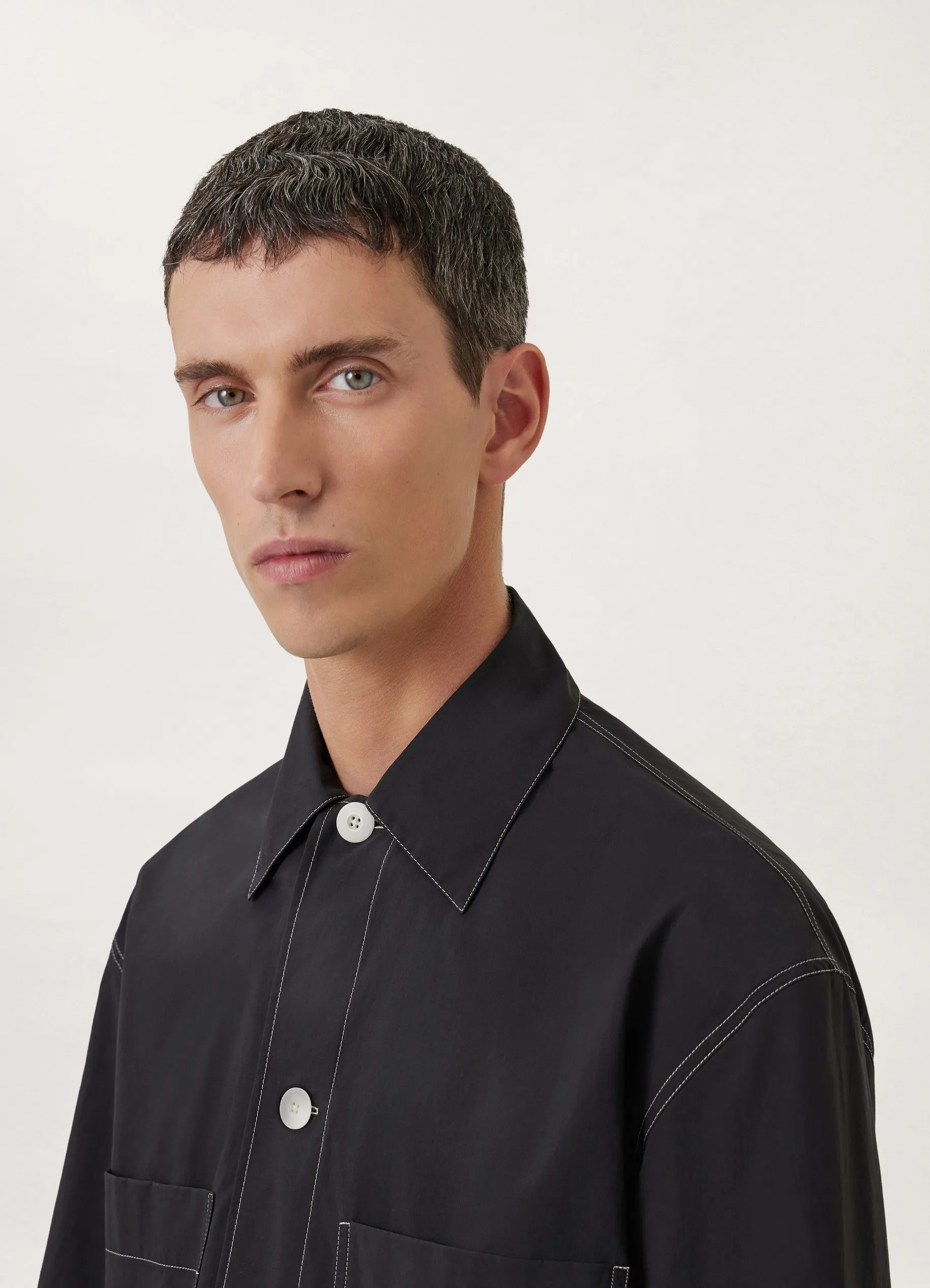 BOXY MILITARY SHIRT sold by Lemaire product image thumbnail 4