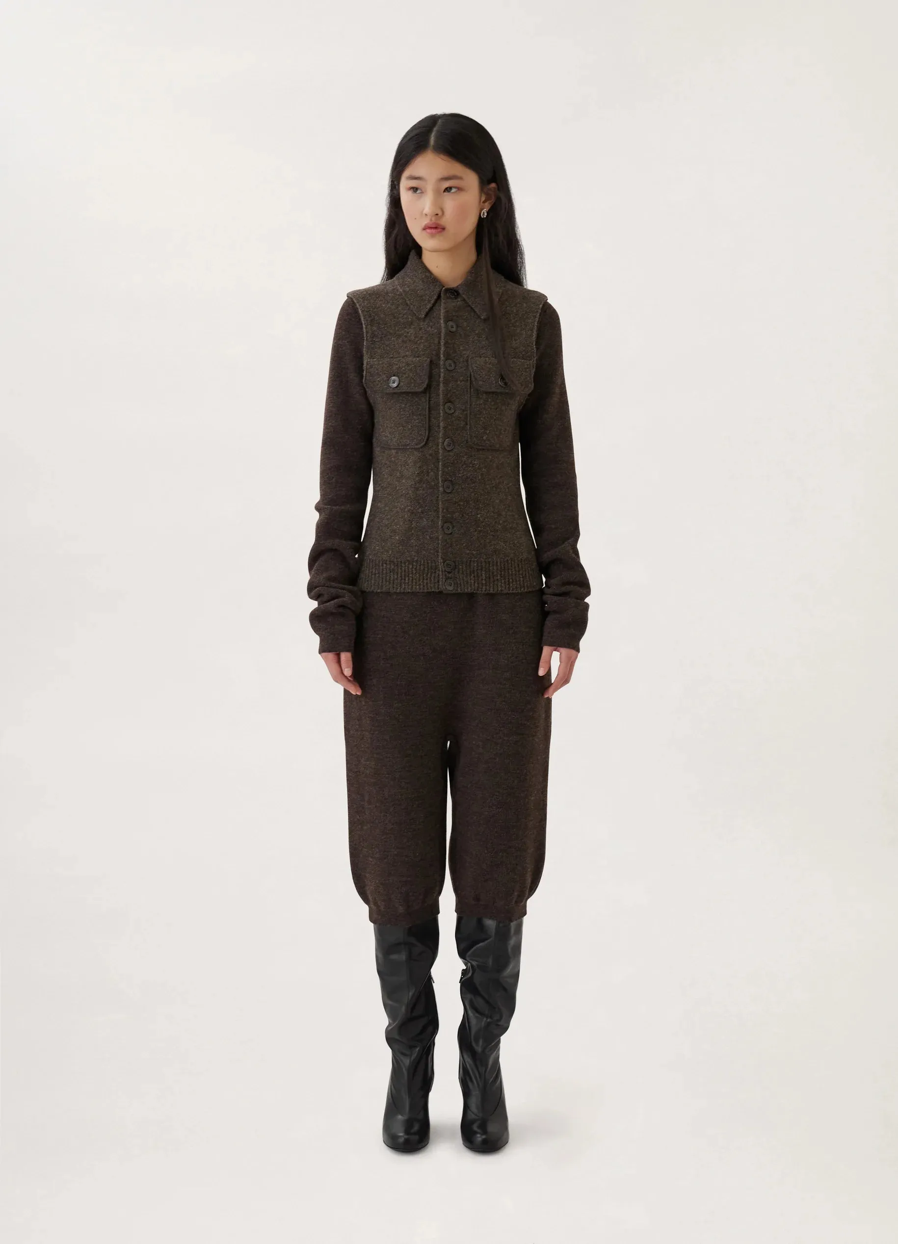 SLEEVELESS FITTED CARDIGAN sold by Lemaire product image thumbnail 4