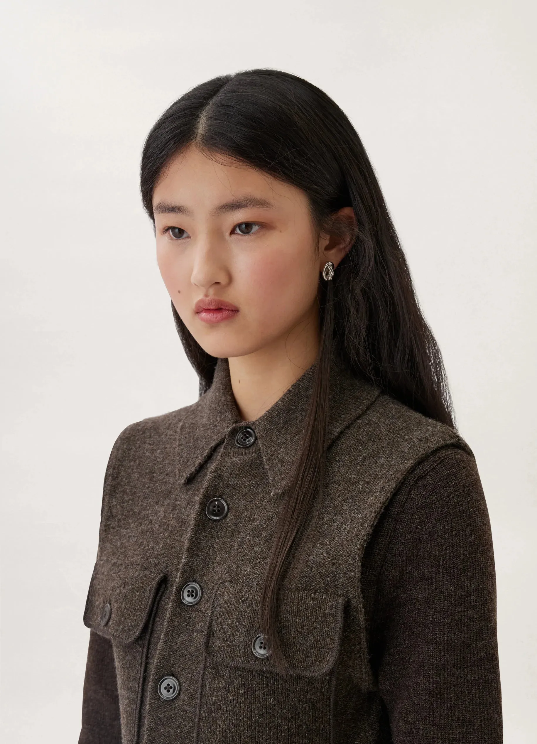 SLEEVELESS FITTED CARDIGAN sold by Lemaire product image thumbnail 3