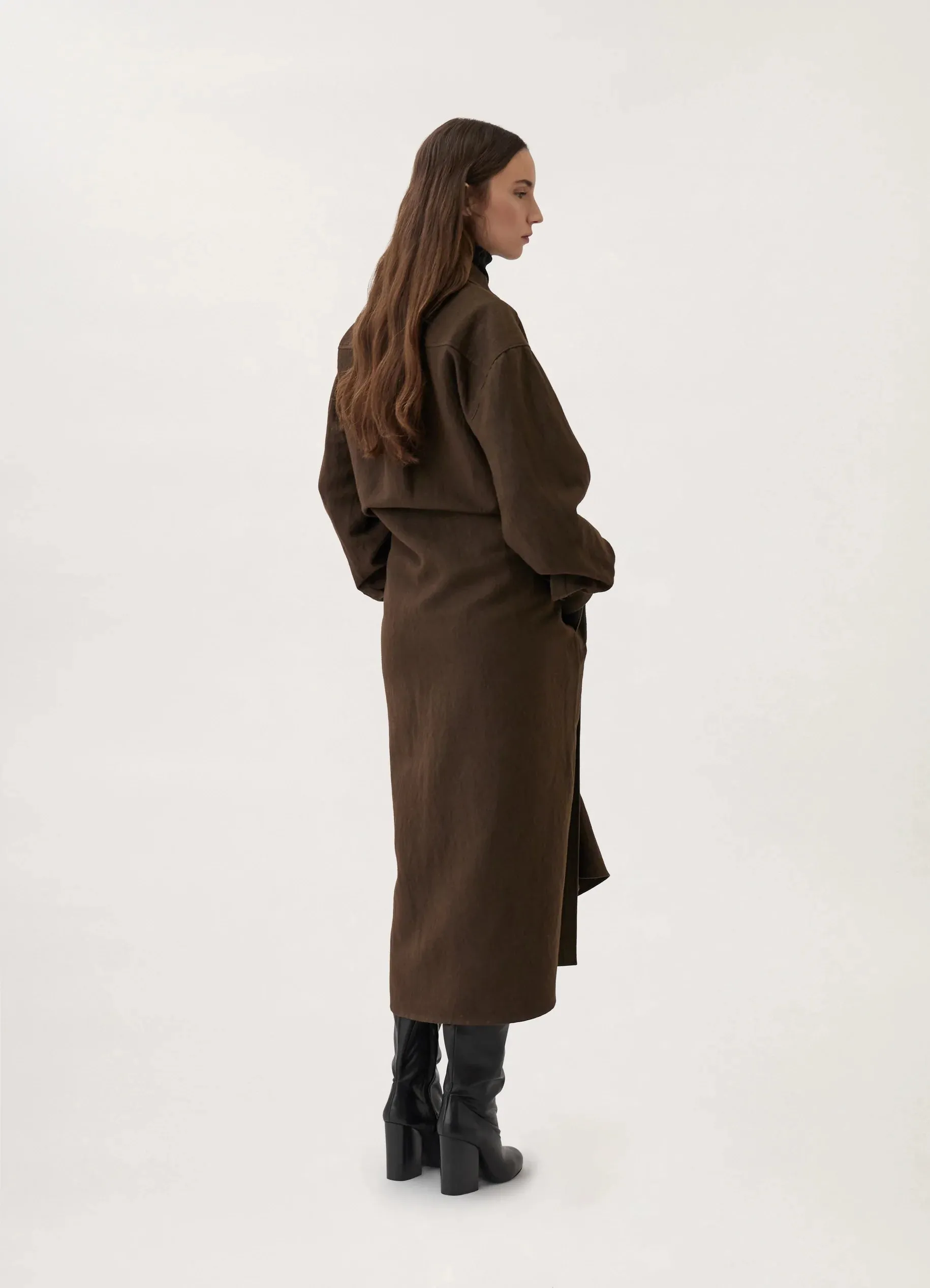 TILTED SHIRT DRESS sold by Lemaire product image thumbnail 3